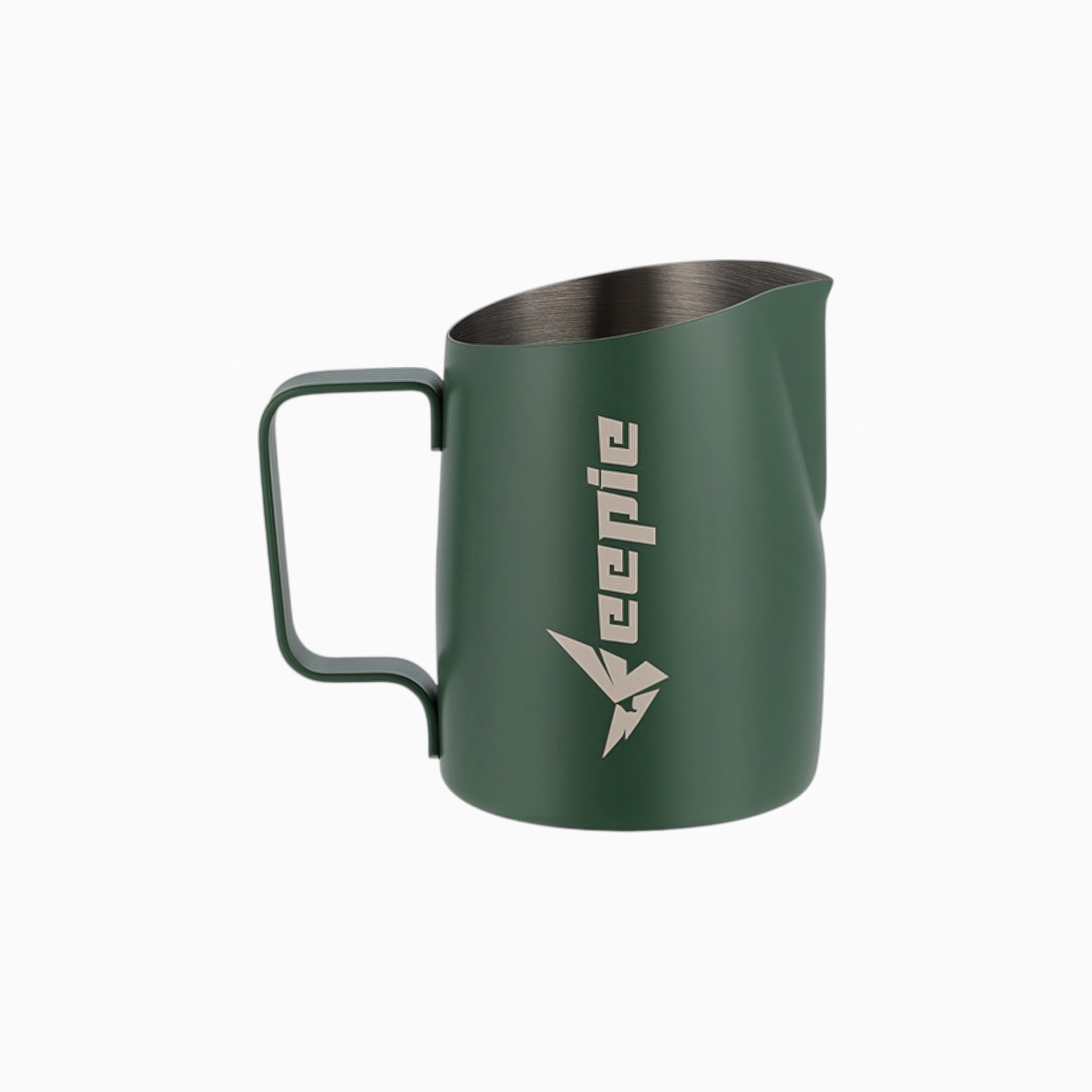 Premium Stainless Steel Beveled Spout Latte Art Milk Pitcher - Barista-Grade for Perfect Coffee Foam & Latte Designs - Ideal for Home & Professional Coffee Shops