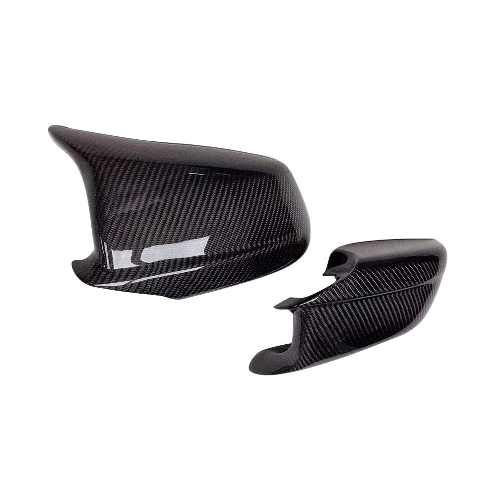 Carbon Fiber Mirror Cover Frame for BMW 5 Series F10 (2010-2013) & M5 F10 (2011) - Lightweight & Durable Exterior Upgrade - Perfect for Car Enthusiasts & Street Racing