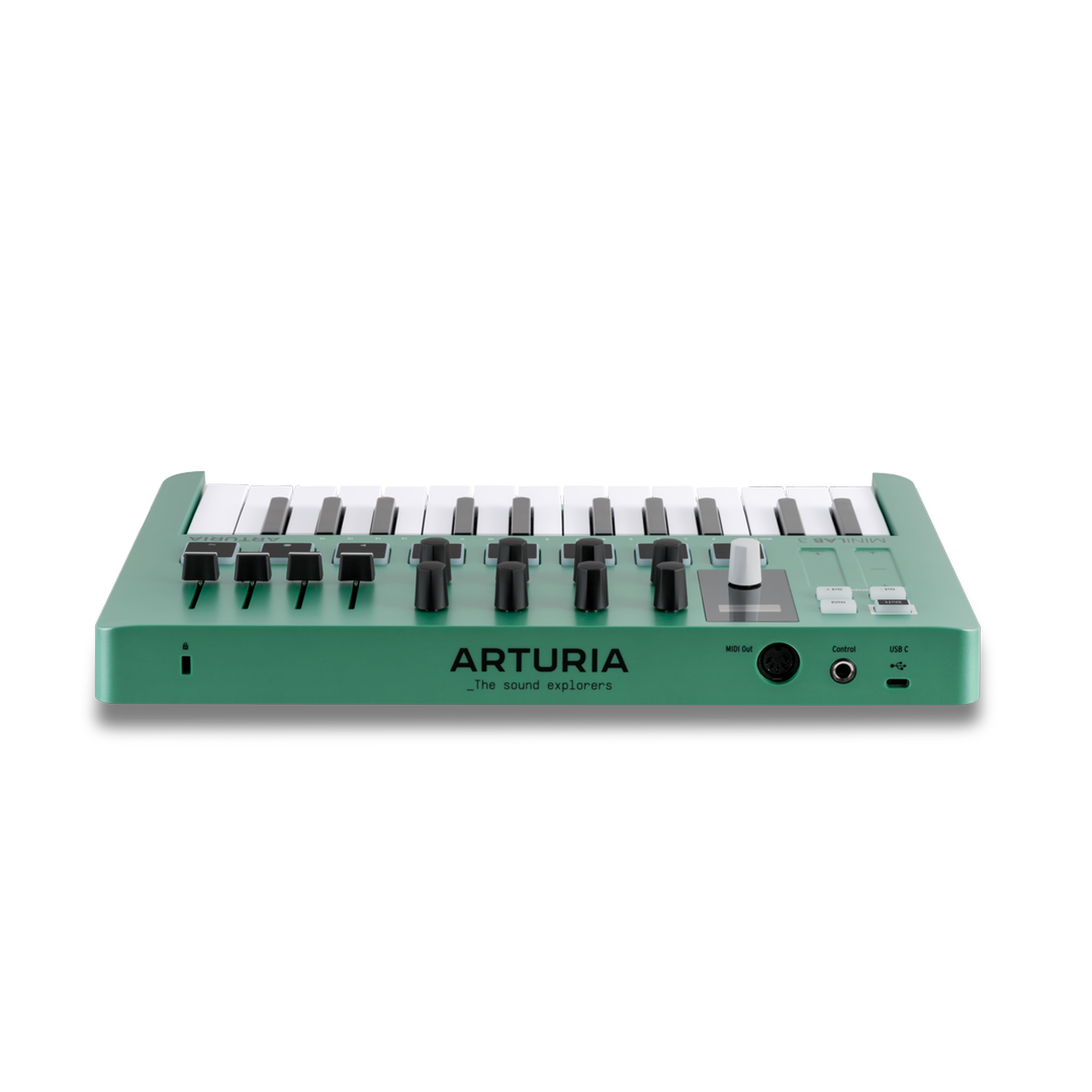Arturia Minilab 3 25-Key MIDI Keyboard Controller - Limited Edition Mint Green | Portable Music Production for Home Studio & Live Performance