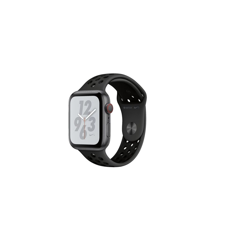 Apple Watch Series 4 Nike+ 44mm GPS Smartwatch - Space Gray Aluminum Case with Anthracite Sport Band (MTXE2LL/A) | Fitness Tracker, Heart Rate Monitor, Water Resistant for Running, Swimming & Workouts