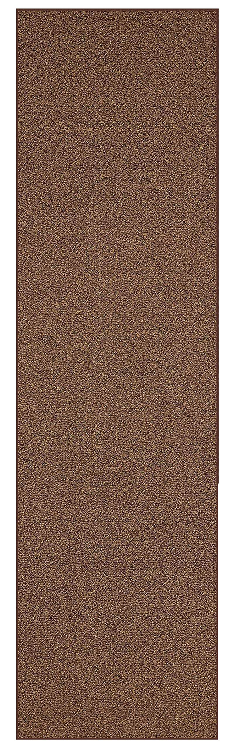 Premium Custom Size Outdoor Turf Runner with Heavy Duty Anti-Skid Backing - 3'x50' Chocolate Brown Artificial Grass Rug for Pets, Decks, Patios, Gazebos, Pools, Docks & Boats - Perfect for Party Tents, Wedding Events & Outdoor Gatherings