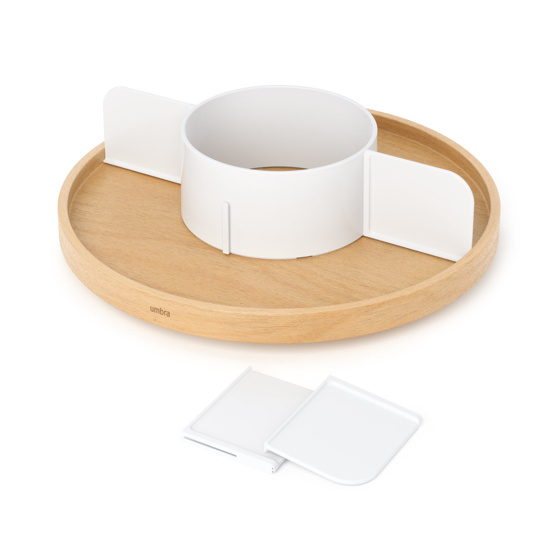 Bellwood Lazy Susan Turntable - 12 Inch Round Rotating Tray for Kitchen, Dining Table, Spice Organization - Perfect for Serving Food, Organizing Condiments & Decorating