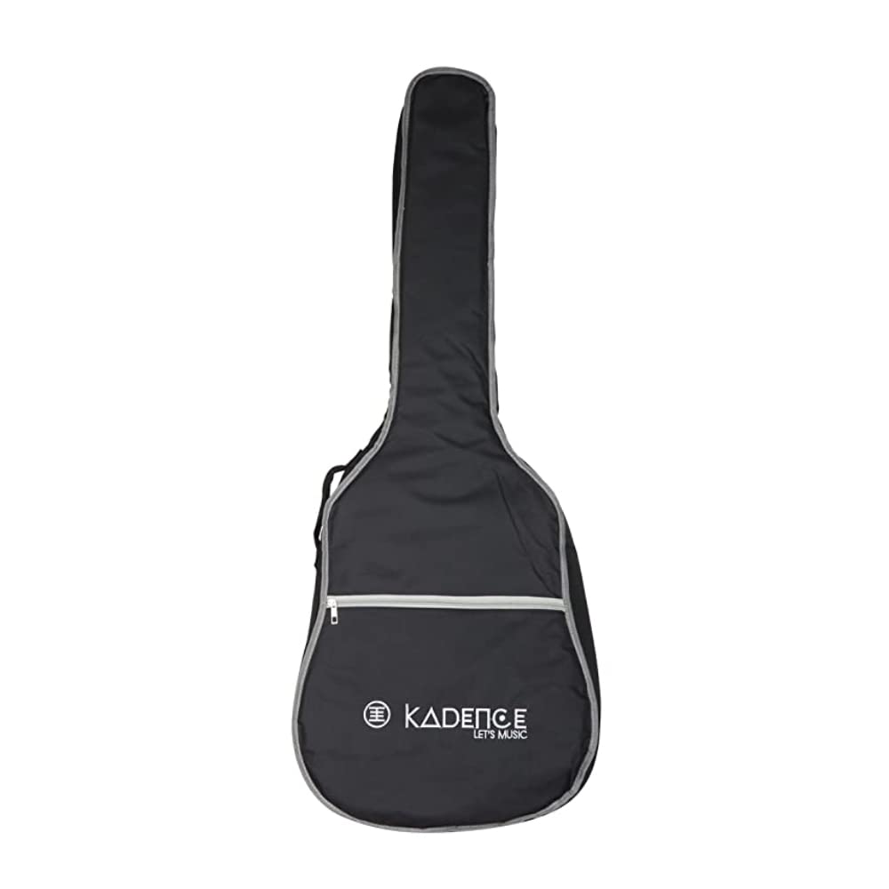 Kadence Acoustica Series Acoustic Electric Guitar - Ash Wood Body with Built-in Pickup & Tuner - Professional Semi-Acoustic Guitar for Beginners to Experts - Perfect for Live Performances, Studio Recording & Home Practice