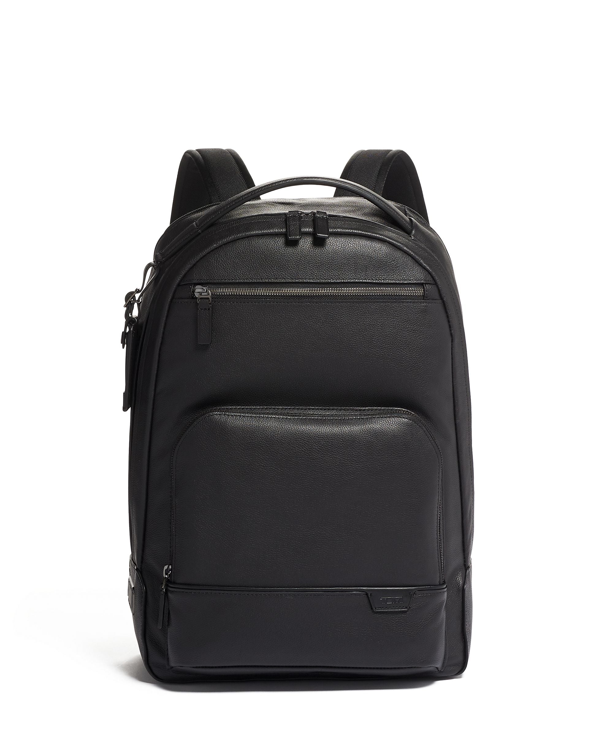 Tumi Harrison Warren Leather Backpack for Men & Women - Stylish & Durable Laptop Bag for Work, Travel & College