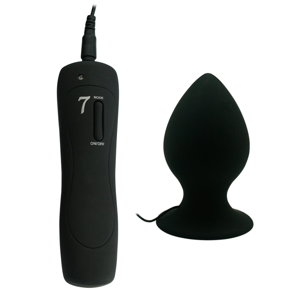 7 Speed Vibrating Anal Plug for Men & Women - XL Size Remote Control Prostate Massager for Enhanced Pleasure - Perfect for Couples Play & Solo Exploration