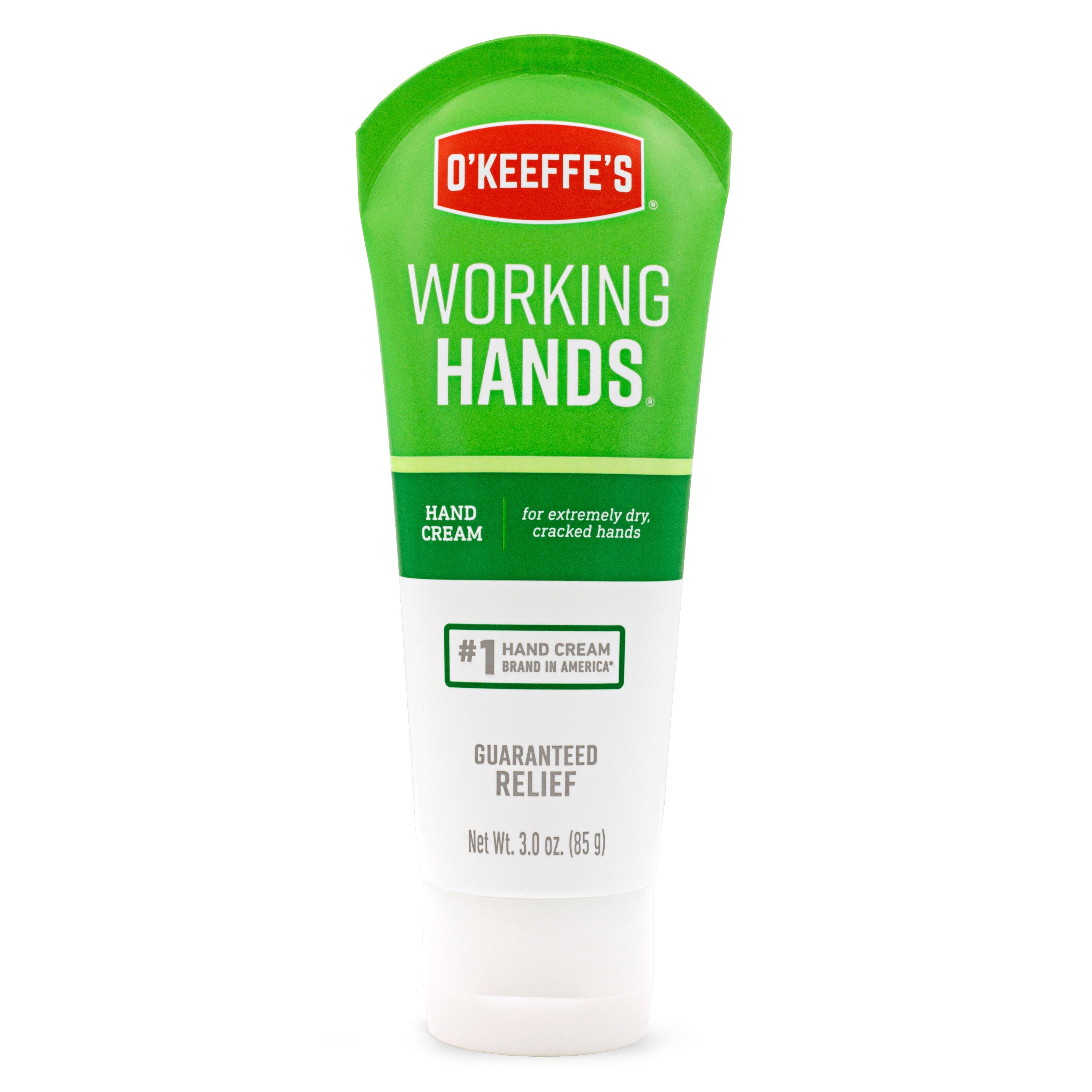 O'Keeffe's Working Hands Hand Cream 3 oz - Moisturizing Treatment for Dry, Cracked Hands - Perfect for Gardeners, Mechanics & Winter Skin Care