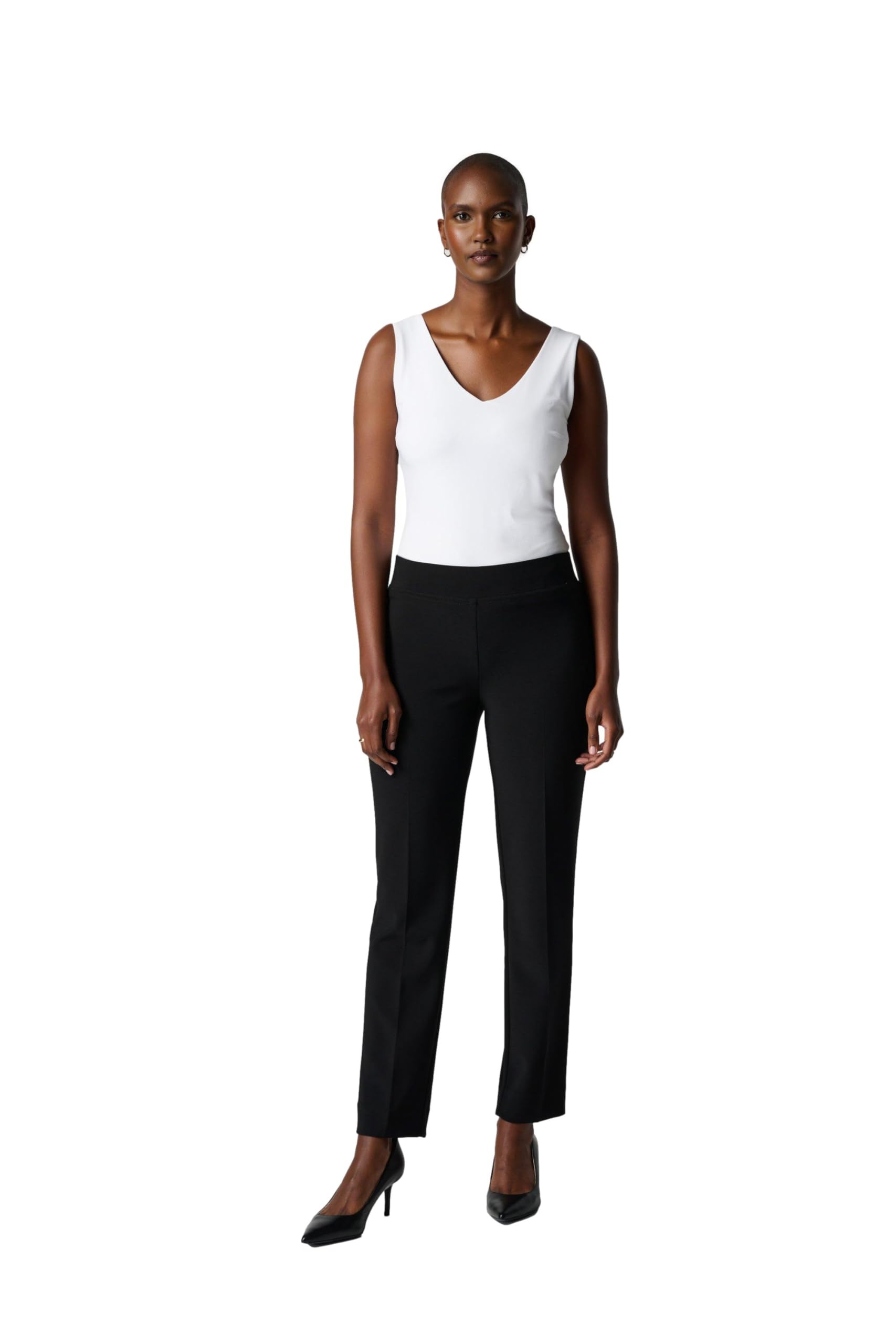 Women's Classic High Waist Dress Pants for Office Work - Professional Trousers for Business, Formal & Workwear - Comfortable Stretch Fabric for All-Day Wear