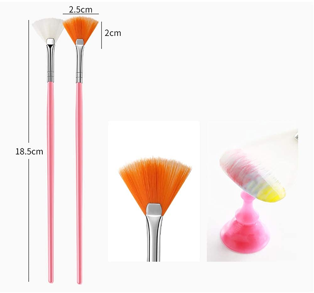 GOLD MAX 15 Pcs Professional Nail Art Brush Set - UV Gel & Acrylic Nail Design Painting Tools with Polish Pens (Pink) | Perfect for Salon, Home Manicure & DIY Nail Art
