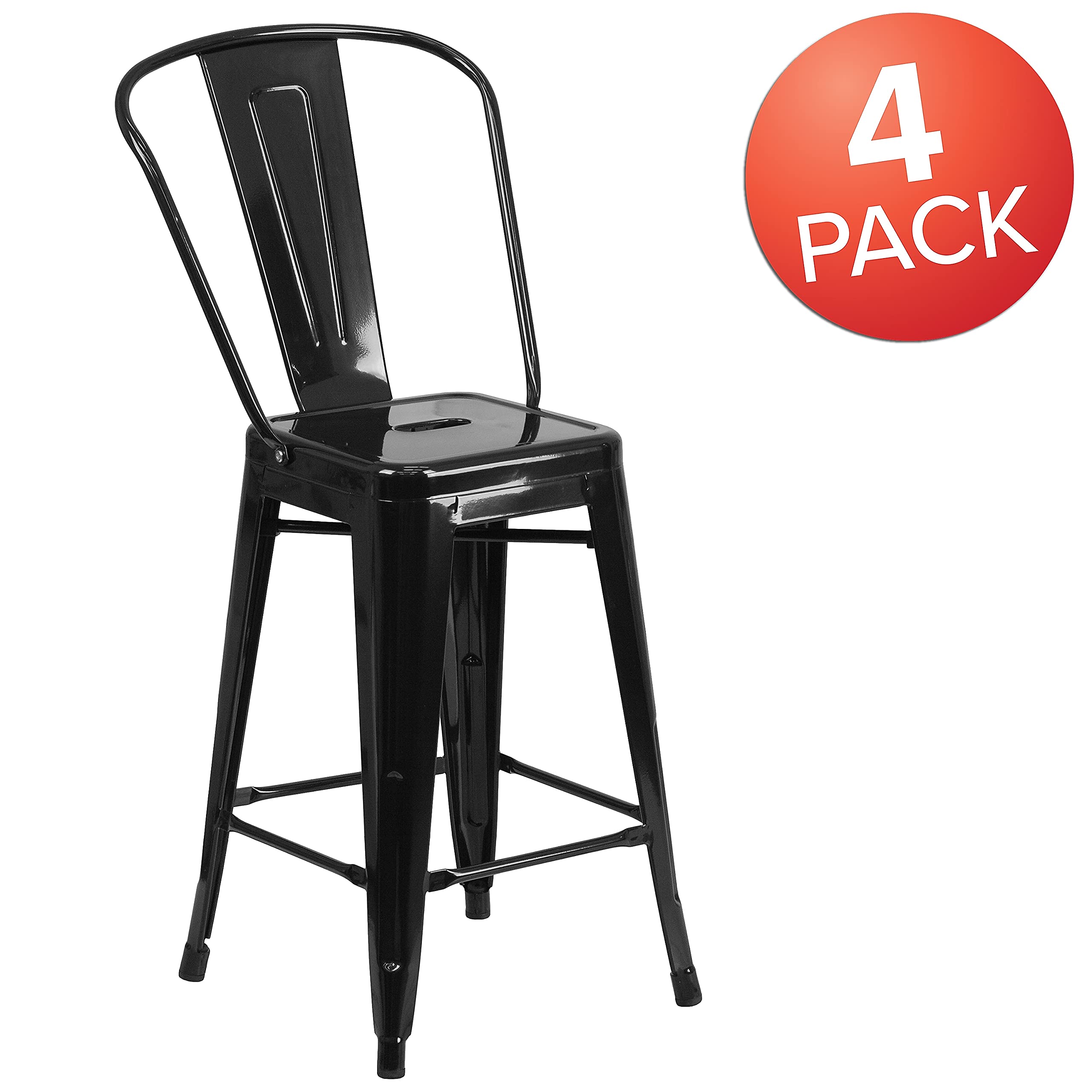 Flash Furniture Lily 4-Pack 24