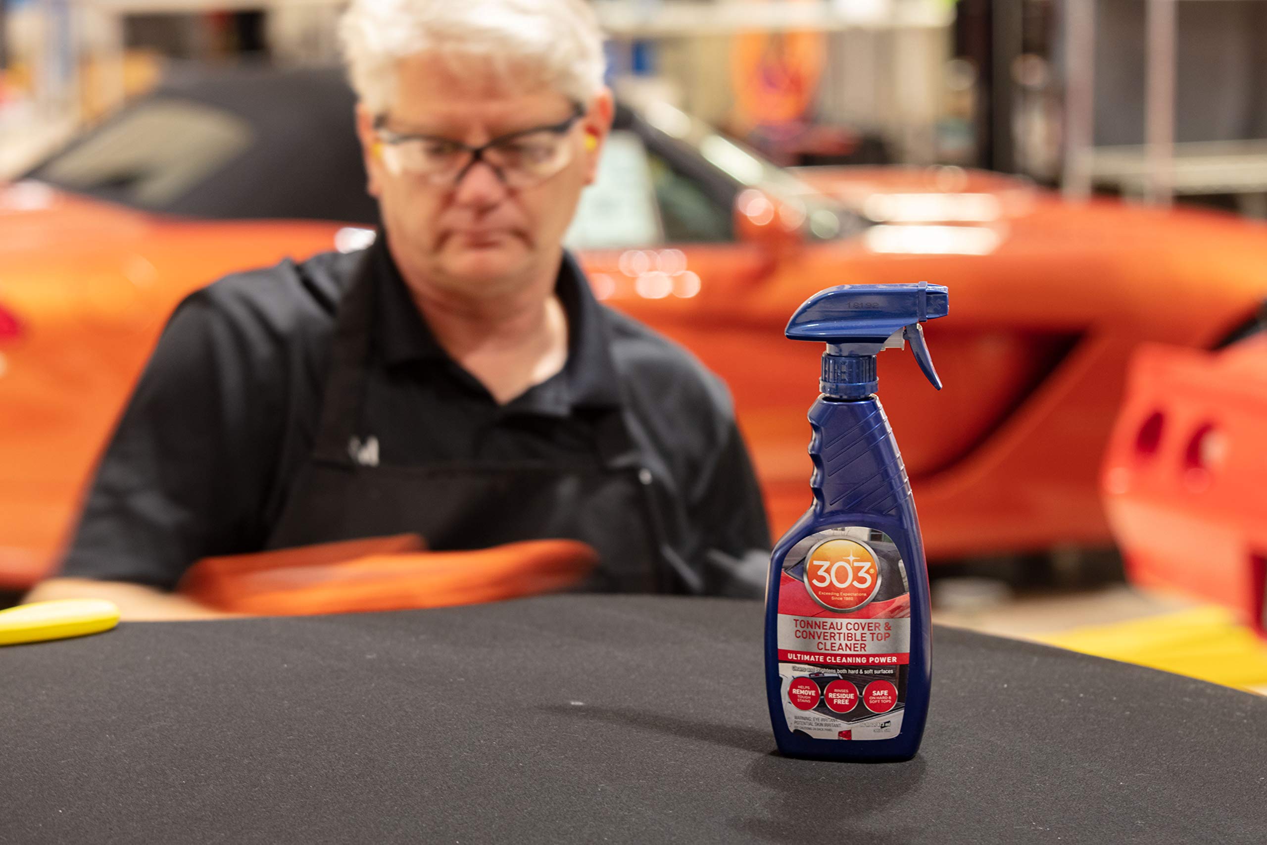303 Products-30571 Tonneau Cover & Convertible Top Cleaner - 16 fl. oz. Vinyl & Fabric Cleaner (6-Pack) | Car Detailing, Boat Seats, RV Upholstery & Outdoor Gear Protection