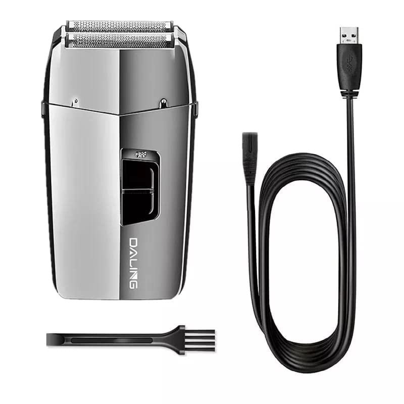 Premium Rechargeable Electric Shaver for Men - Wet/Dry Beard Trimmer & Bald Head Shaver - Cordless Rotary Razor for Smooth Shaving at Home, Travel & Gym