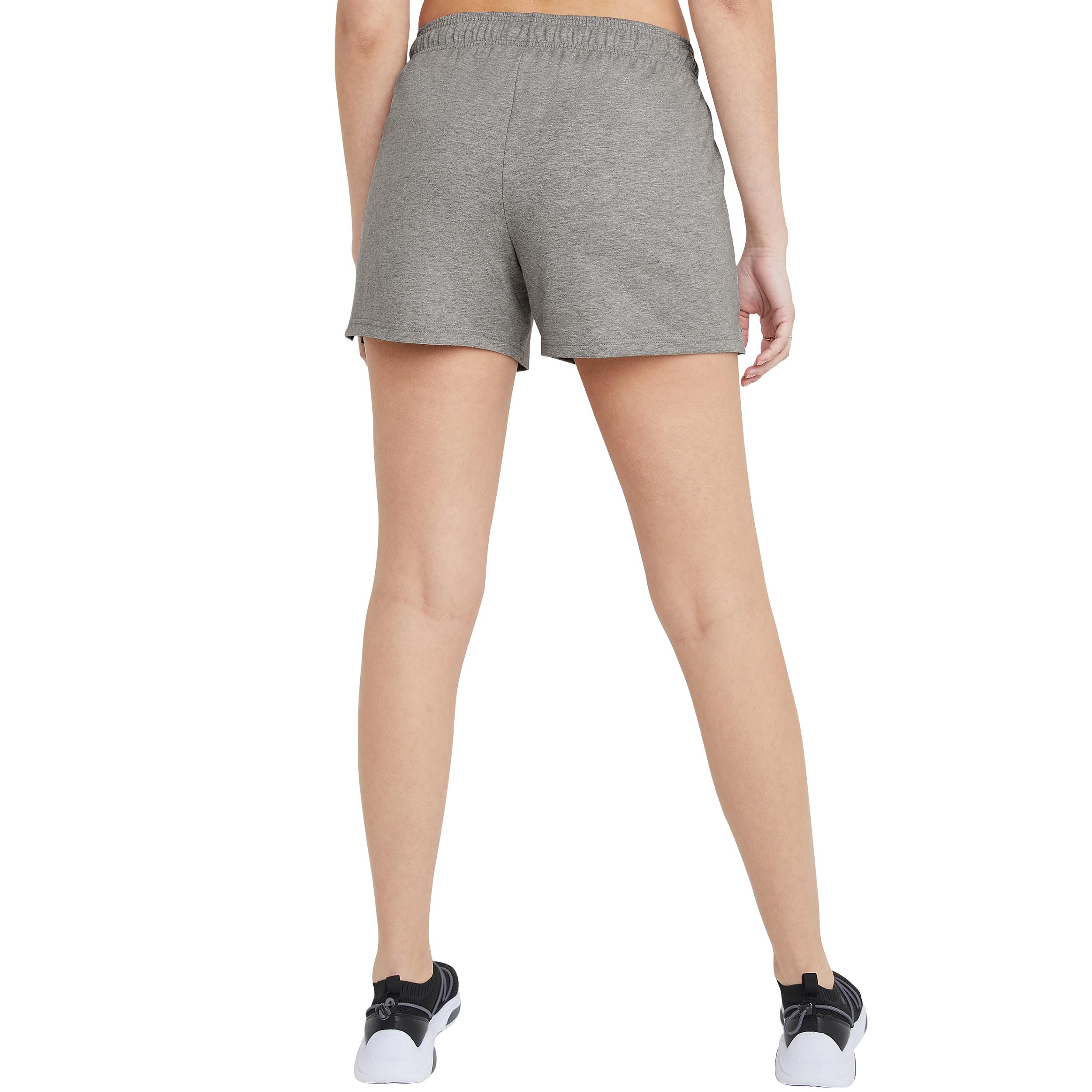 Champion Women's Lightweight Lounge Shorts - Soft Jersey Comfortable Shorts for Women & Plus Size - Perfect for Yoga, Running, Gym and Casual Wear