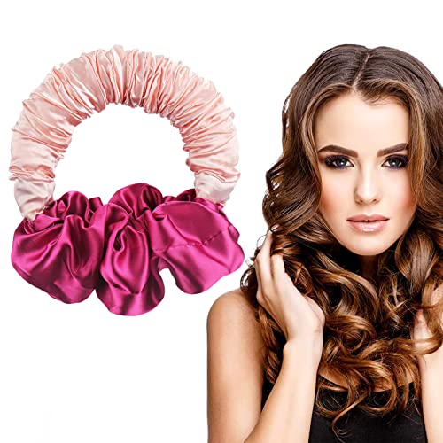 Palksky Heatless Curling Rod Headband - No Heat Hair Curlers for Overnight Waves, Sleep-Friendly Hair Rollers for Long Hair, Soft Tie Scrunchie Curling Set | Perfect for Bedtime Styling & Next-Day Beach Waves