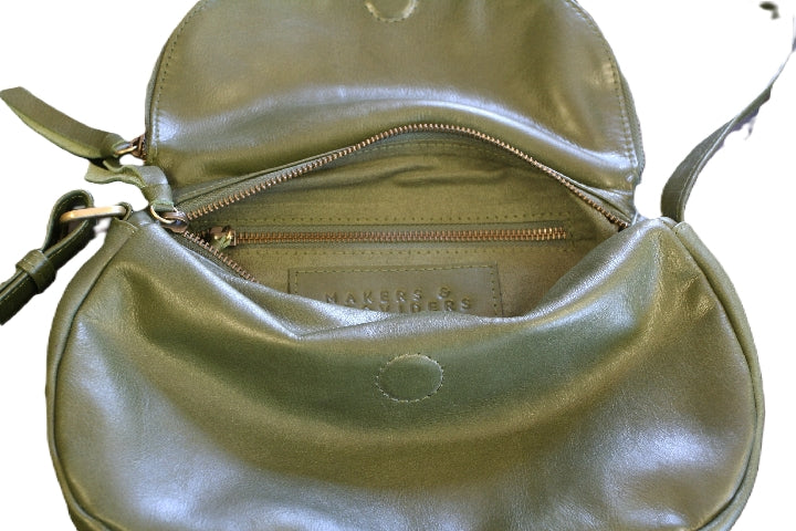 Bonnie Crossbody Sling Bag for Women - Olive Green, Lightweight & Adjustable Strap - Perfect for Travel, Shopping & Everyday Use
