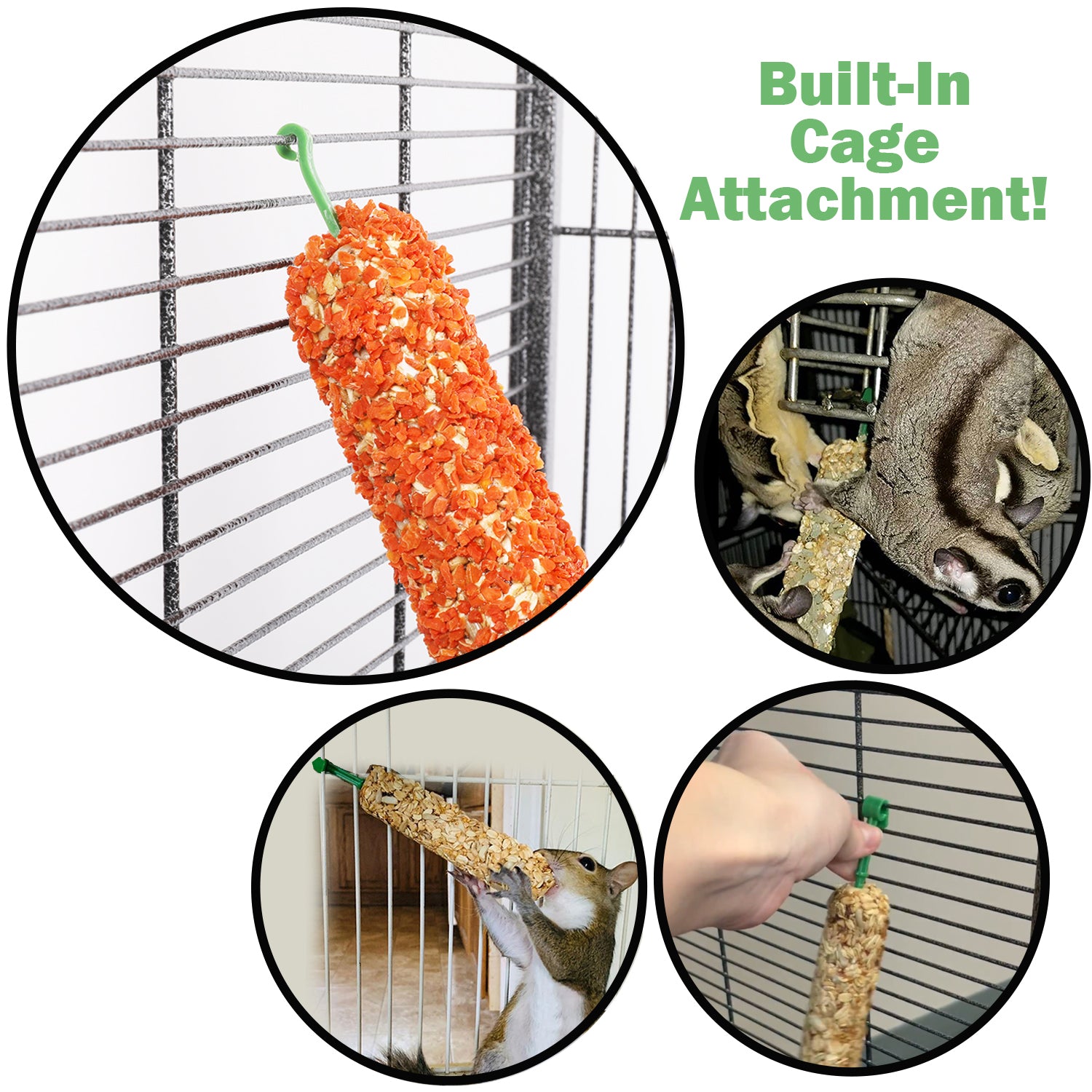 Natural Dog Chew Sticks with Carrot Flavor - Healthy Dental Treats for Small & Large Dogs - Perfect for Teething Puppies and Teeth Cleaning