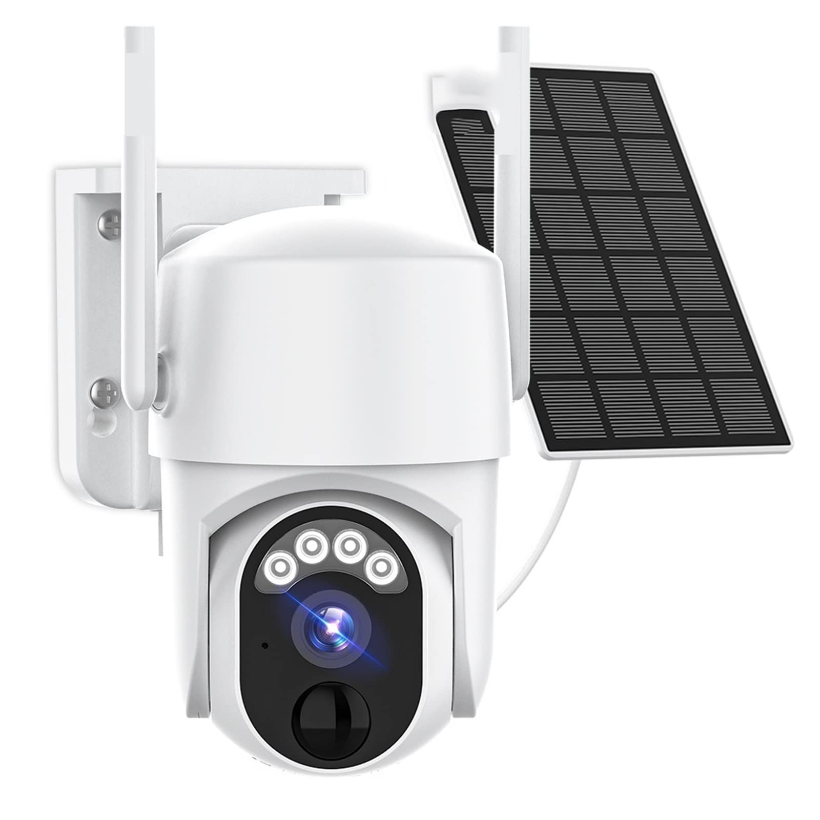 MZZYG 4G Solar Security Camera with SIM Card - 3MP Wireless PTZ Outdoor Camera, WiFi/Battery Powered, PIR Motion Detection - Ideal for Home Surveillance, Farm Monitoring & Remote Property Security