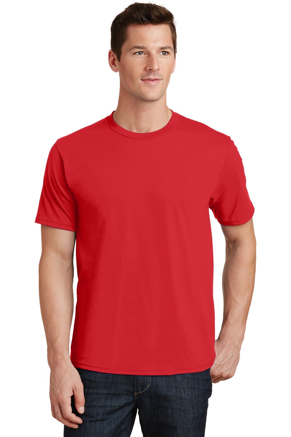 Port & Company PC450 Fan Favorite T-Shirt - Soft Cotton Crewneck Tee for Men & Women - Casual Wear, Screen Printing, and Everyday Comfort