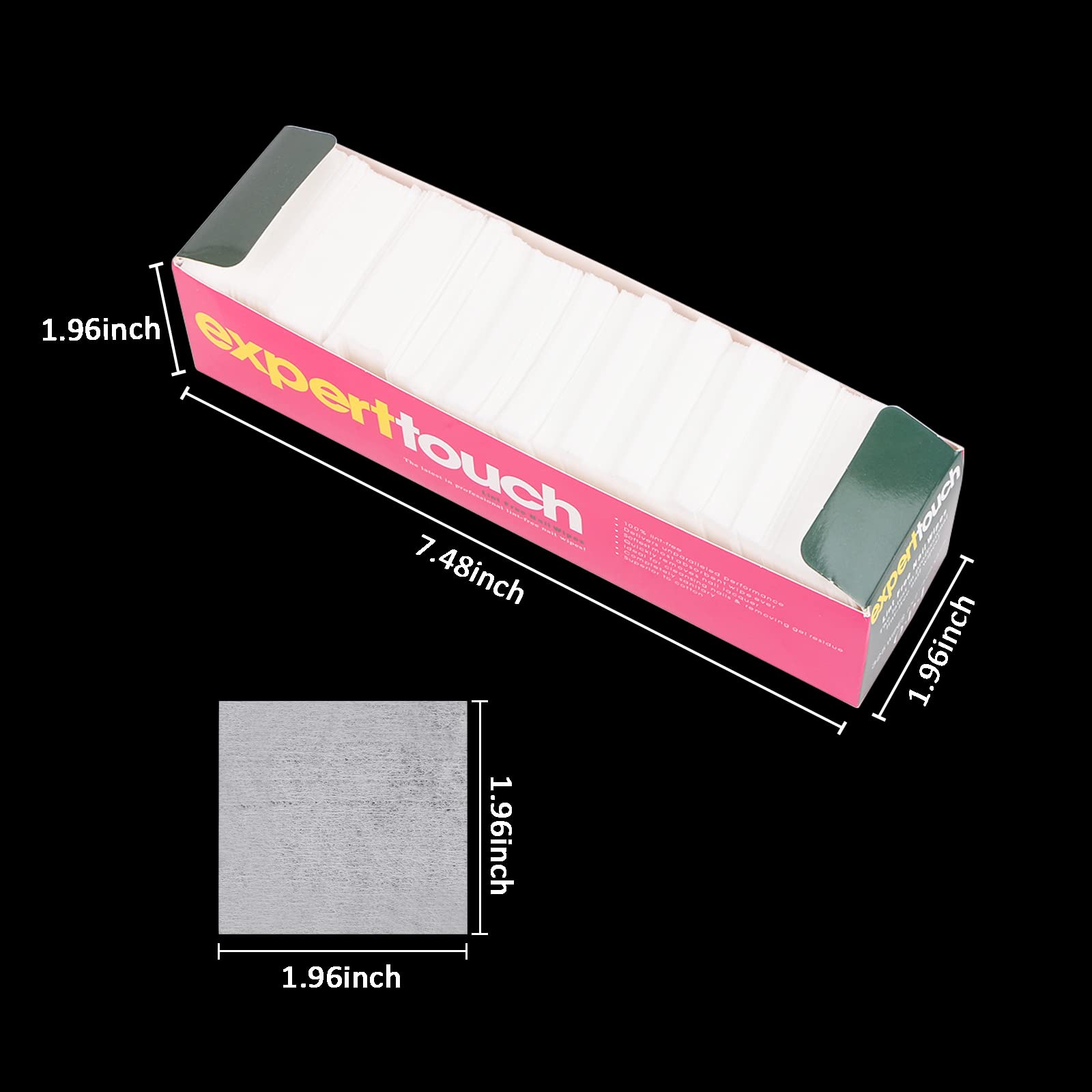 EVERMARKET 975 Pieces Lint-Free Nail Wipes for Gel & Acrylic Nails - Premium Cotton Pads for Nail Polish Removal & Manicure - Perfect for Salon & Home Nail Care