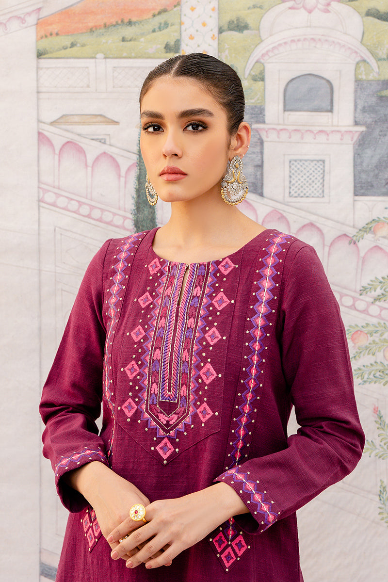 Mulberry Aster Silk Scarf - Elegant & Lightweight Fashion Accessory for Women | Perfect for Parties, Weddings & Everyday Wear