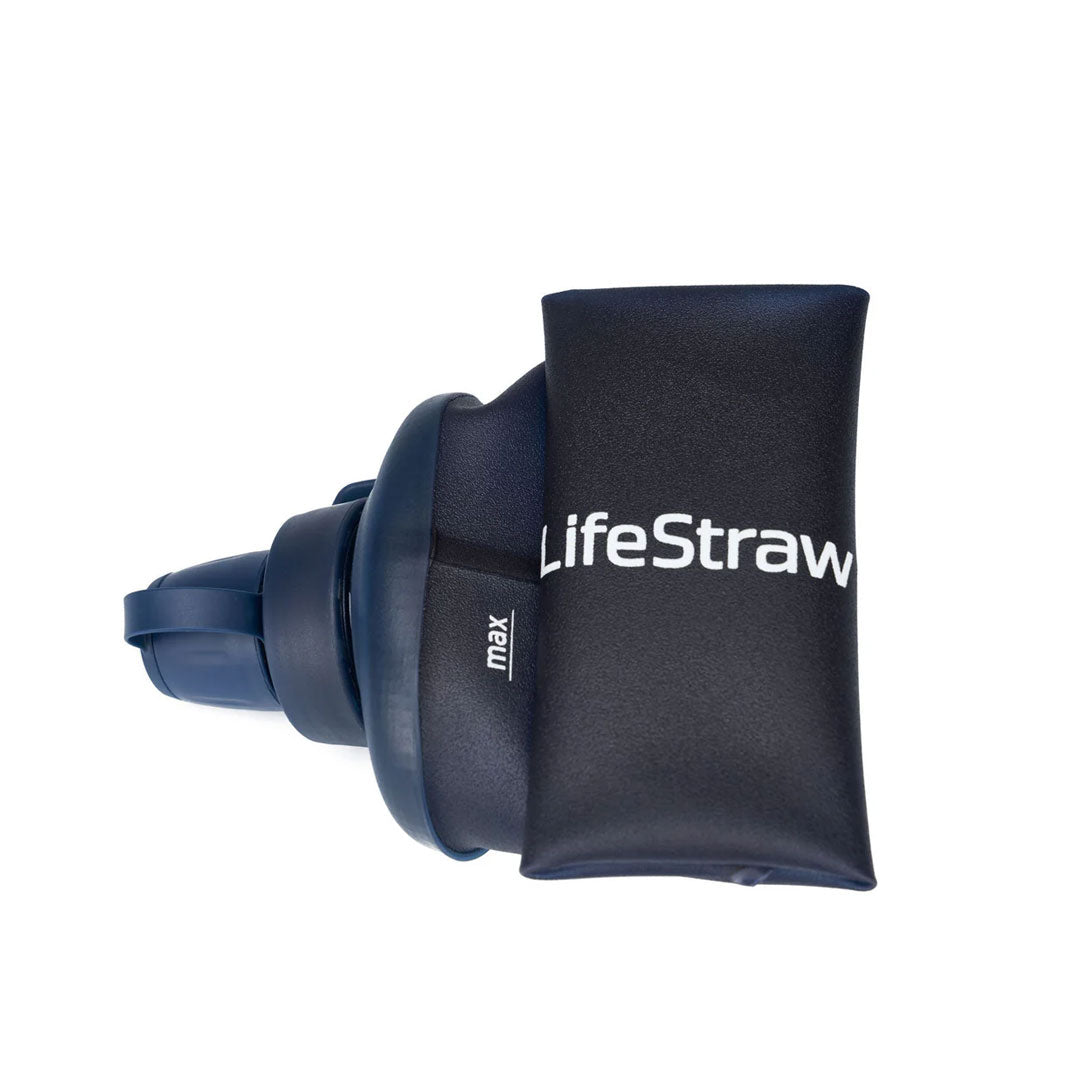 LifeStraw Collapsible Squeeze Water Filter Bottle 1000ml - Portable Water Purifier for Hiking, Camping & Emergency Preparedness
