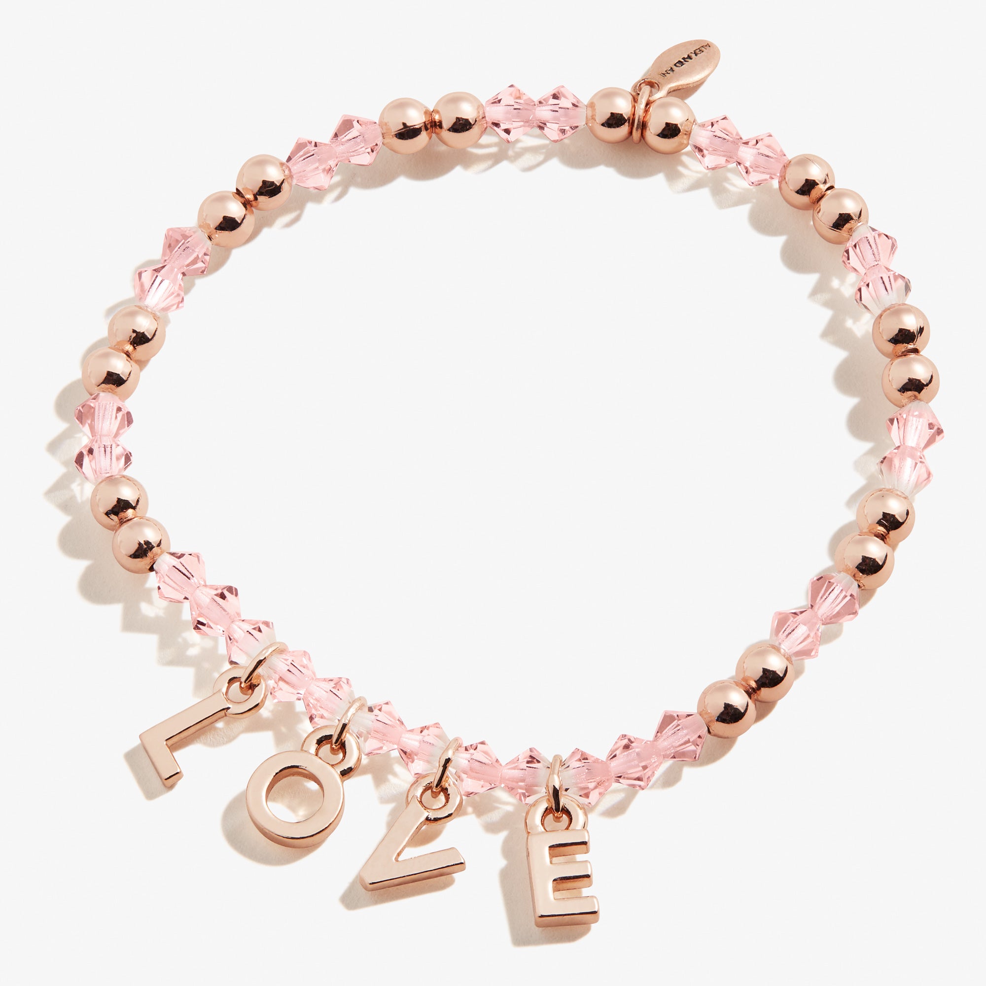 Love Stretch Charm Bracelet for Women - Adjustable Elastic Beaded Bracelet for Daily Wear, Gift Giving & Special Occasions