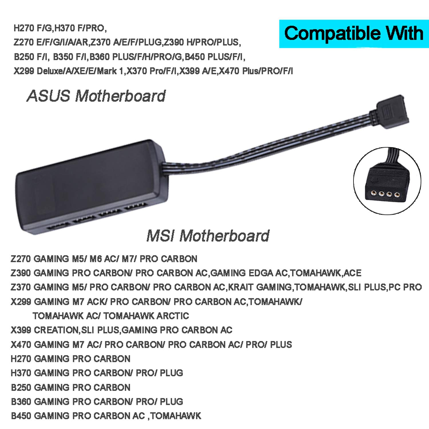 120mm RGB PC Case Fans with Remote Control - 5 Pack LED Cooling Fan Kit for Computer Cases, CPU Coolers & Water Cooling - Compatible with ASUS Aura & MSI Mystic Light Sync - Ultra Quiet F Series Fans for Gaming PCs & Workstations