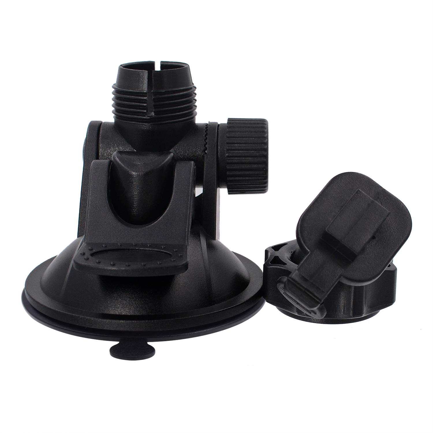 iSaddle CH02A YI Dash Camera Mount Holder - Universal Car DVR Windshield & Dashboard Suction Mount for HD Video Recording - Perfect for Road Trips, Uber/Lyft Drivers & Fleet Vehicles
