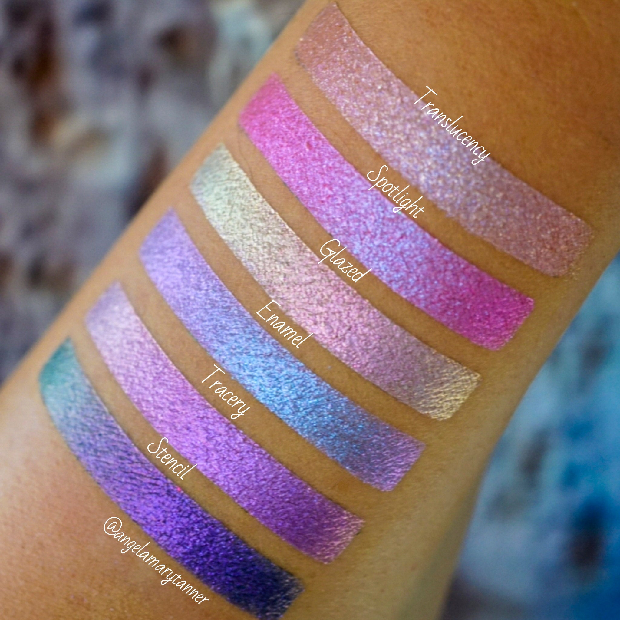 Glazed Glitter Multichrome Eyeshadow Palette - Long Lasting Pigmented Makeup for Day & Night Looks - Perfect for Parties, Date Nights & Special Occasions