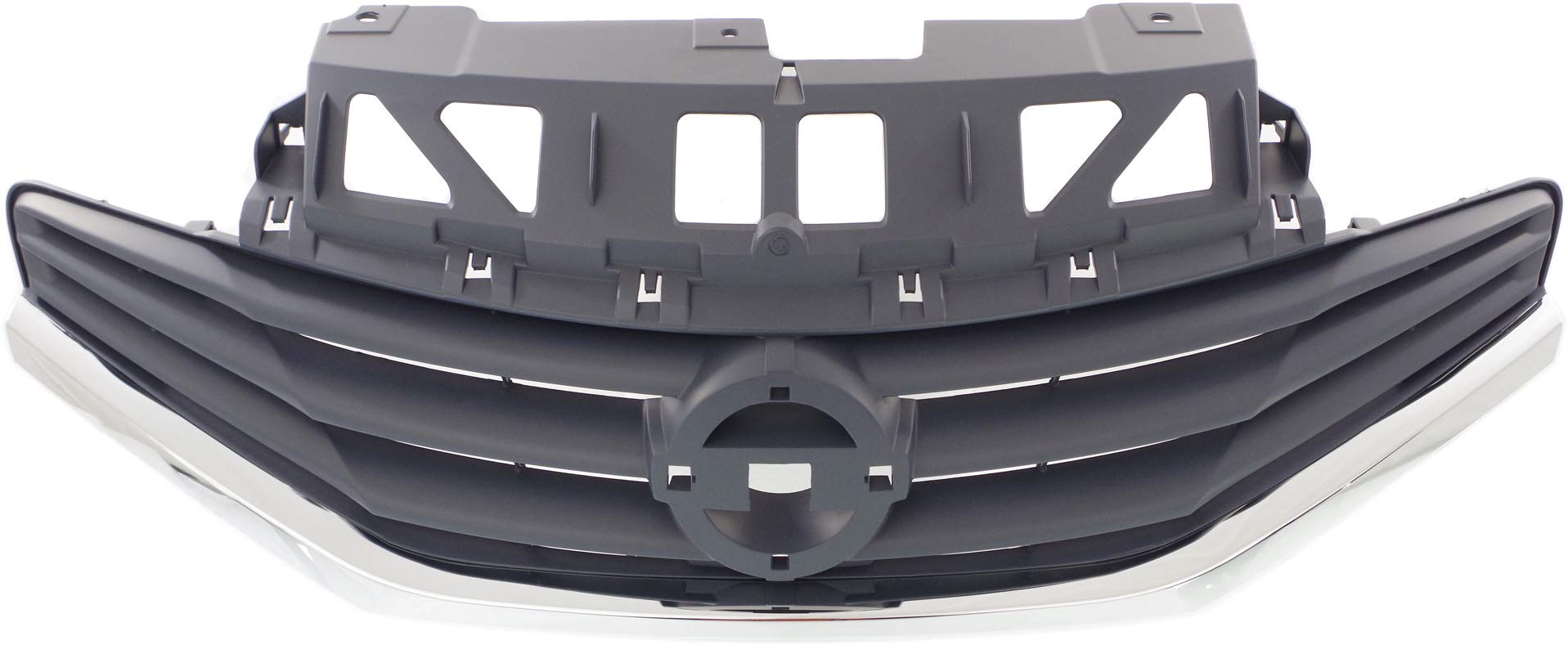 Evan-Fischer Front Grille Cover for 2014-2016 Nissan Versa Note - 2-Piece Set | Perfect Fit Replacement Part for Car Protection & Style Upgrade