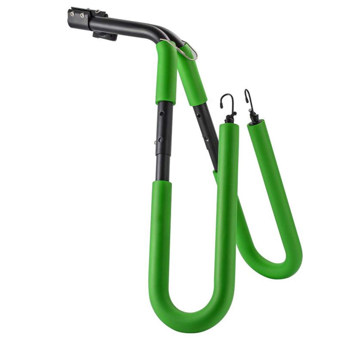 XYX0510 8-Inch Green Surfboard Bike Rack - 25-32mm Bicycle Surfboard Holder for Seat Posts - Wakeboard & Surfing Accessories - Perfect for Beach Commutes & Water Sports Adventures