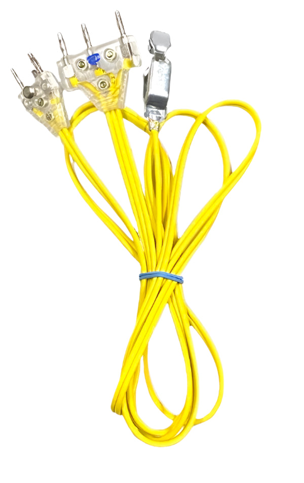EuroFencing 2 Pin Bodywire with Clear Plugs - Secure and Durable Fencing Equipment for Professional and Home Training Use