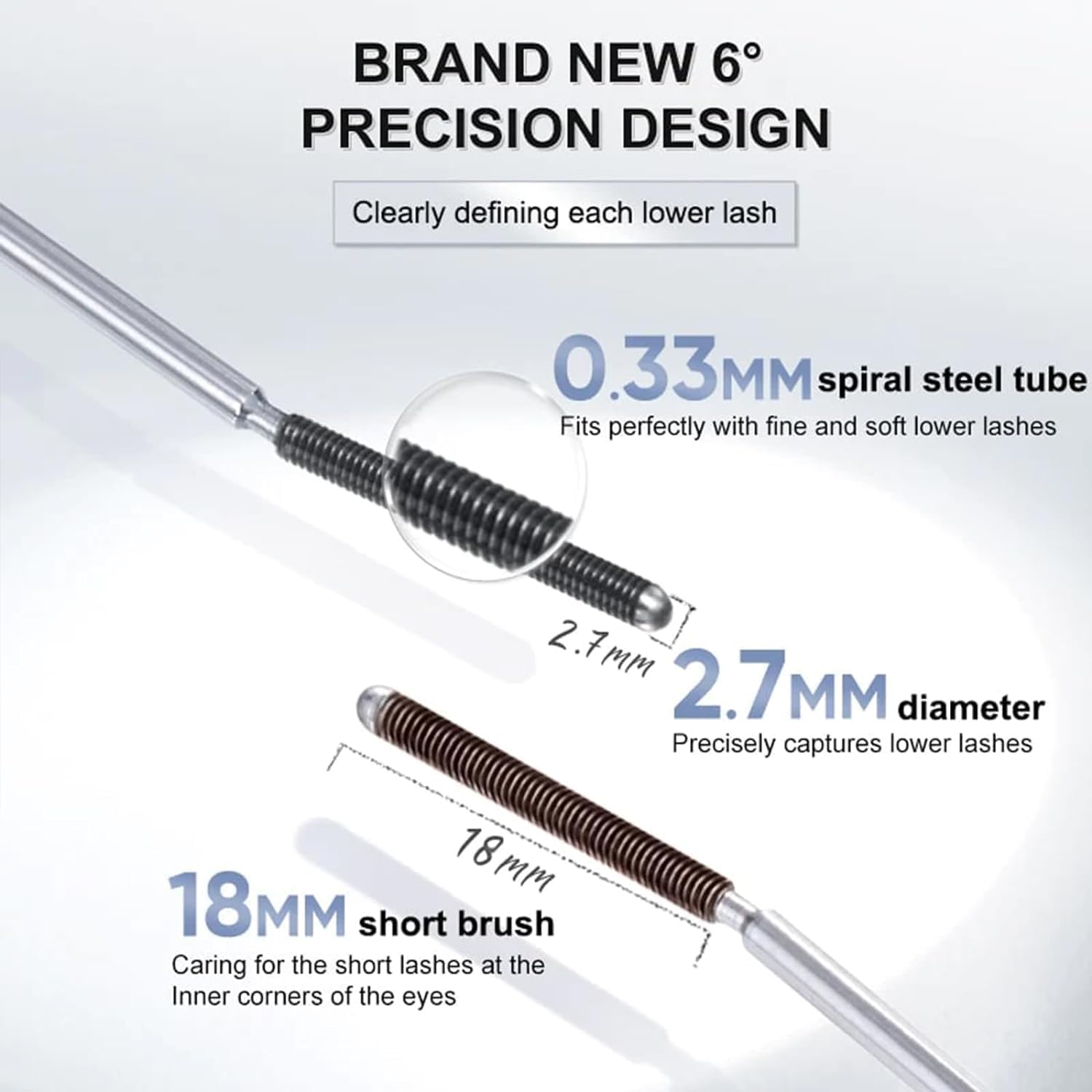 Waterproof Long Lasting Curling Iron Wand Mascara - Black Volumizing & Lengthening Mascara for Dramatic Lashes | Perfect for Everyday Wear, Parties & Special Occasions