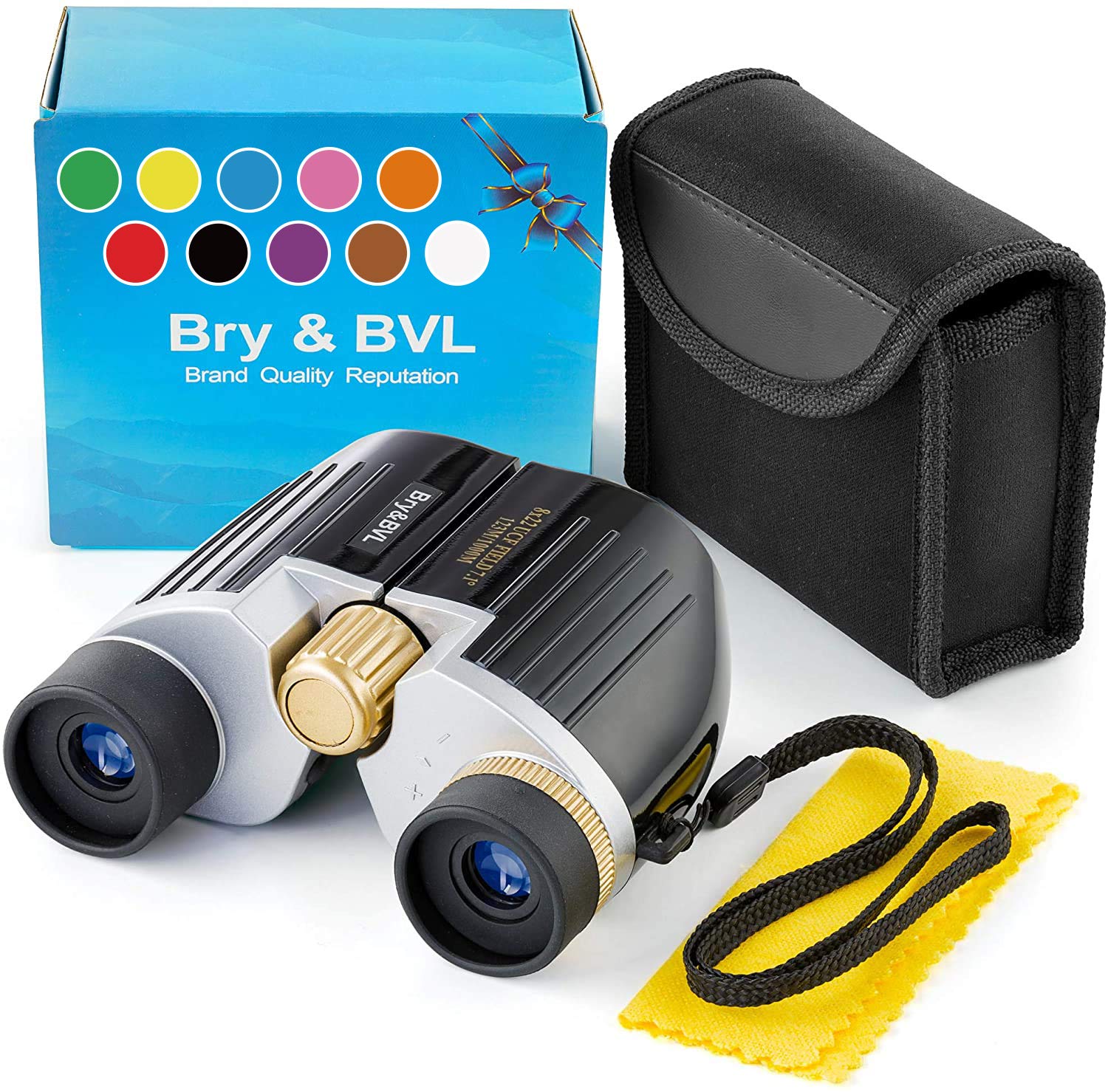 **Kids Binoculars 8x22 High Resolution Shockproof - Real Optics for Bird Watching, Outdoor Adventures, Spy Games - Best Educational Toy for Boys & Girls (Ages 3-12) - Perfect for Camping, Hiking & Nature Exploration**