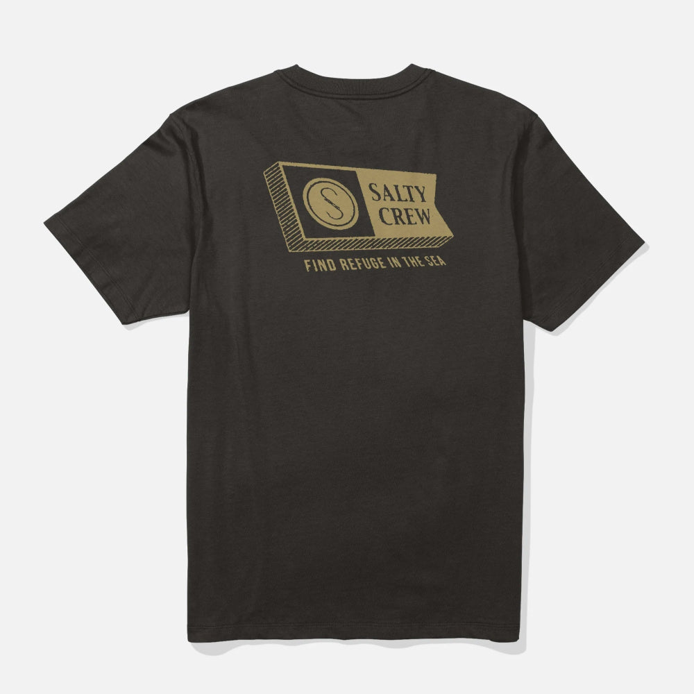 Salty Crew Alphabet Graphic T-Shirt for Men & Women - Casual Streetwear Style for Beach, Surfing & Everyday Wear