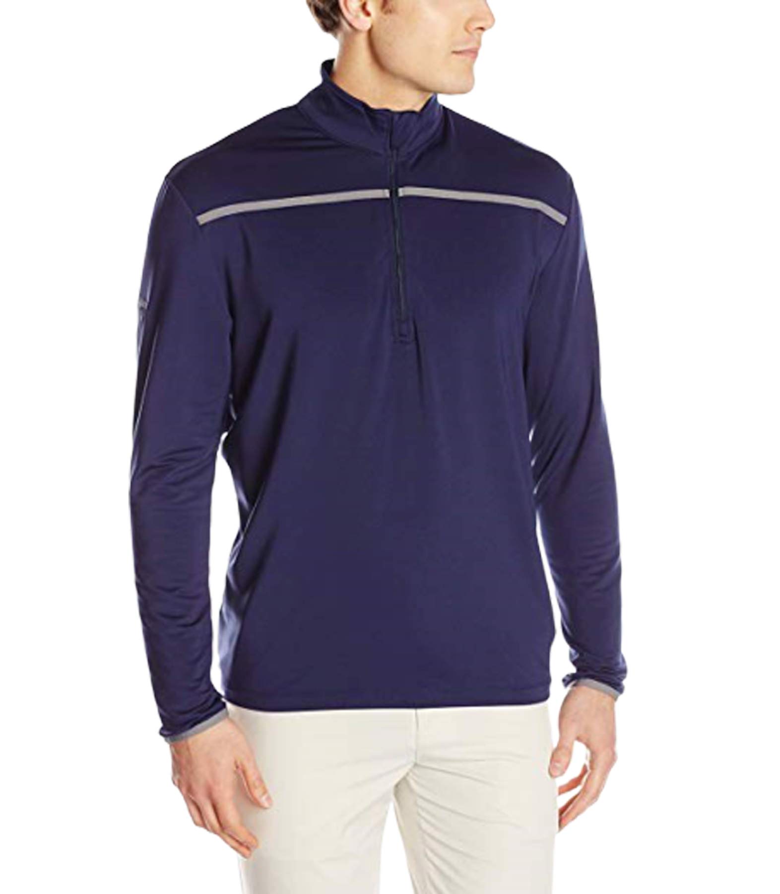 Callaway Men's Weather Series ¼ Zip Mock Neck Pullover - Extended Sizes Performance Golf Shirt for Cold Weather - Ideal for Golf, Outdoor Sports & Casual Wear