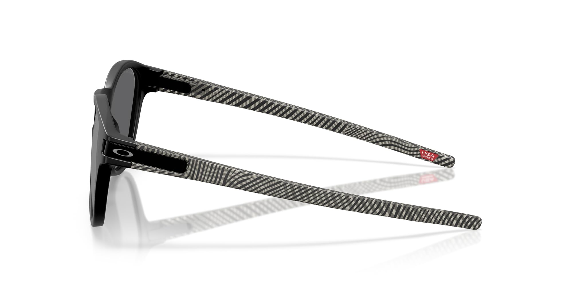 Oakley Men's Oo9349 Latch Low Bridge Fit Round Polarized Sunglasses for Driving, Running & Outdoor Sports - UV Protection, Lightweight & Comfortable Design