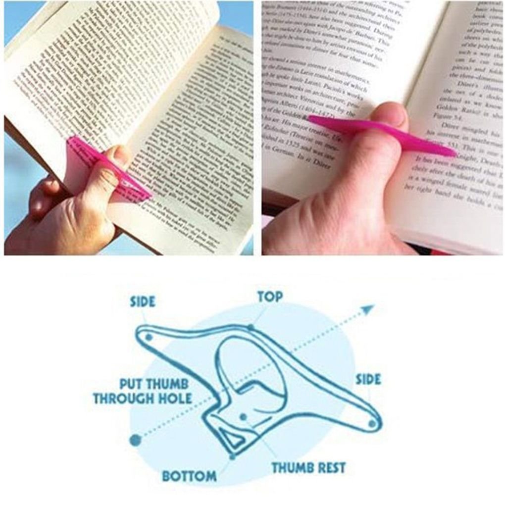 Thumb Book Holder with Finger Ring - Ergonomic Bookmark for Reading, School & Office Supplies | Perfect for Students, Professionals & Book Lovers