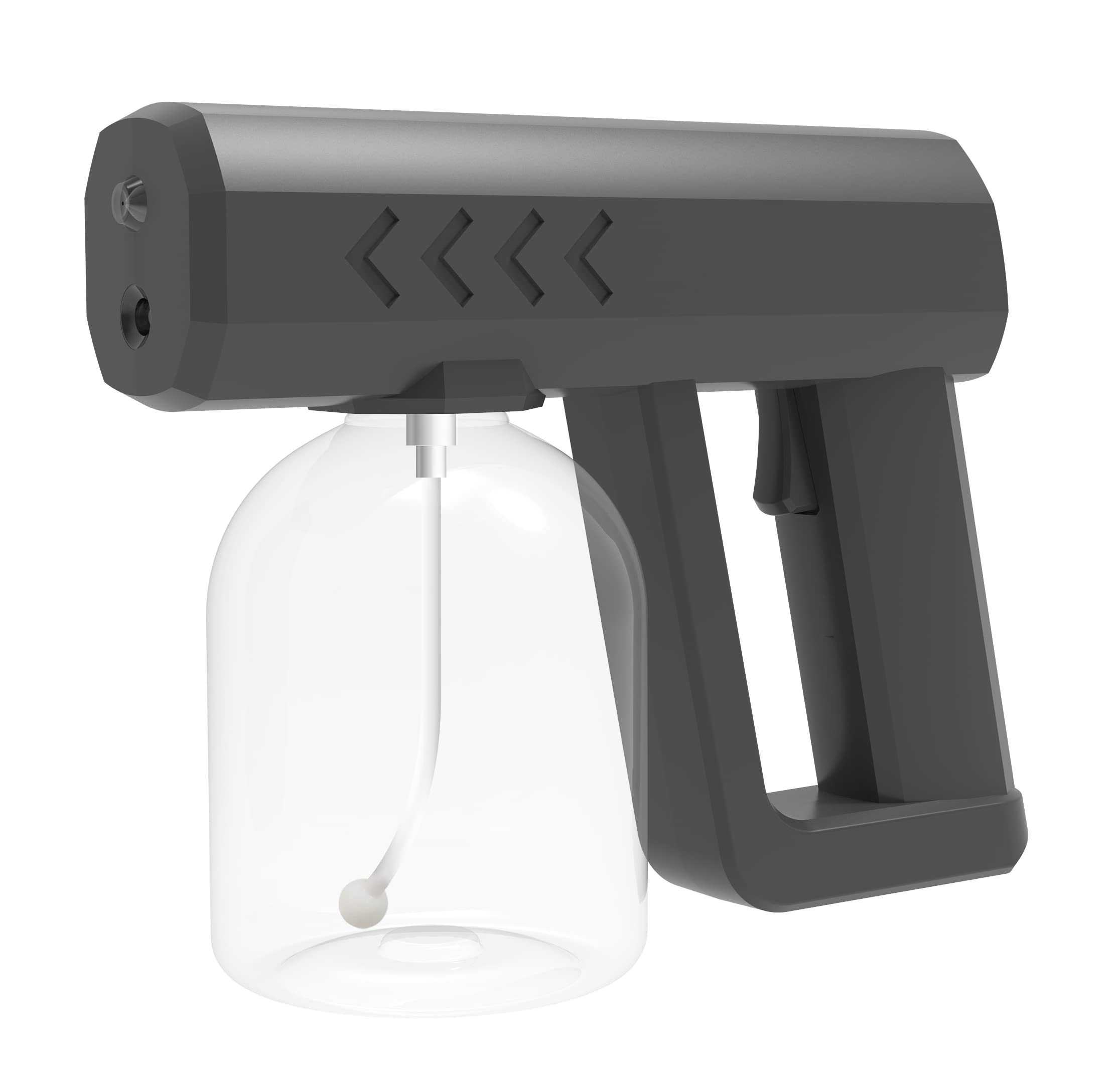 Wireless Nano Handheld Steam Gun - 500ML Large Capacity Rechargeable Electric Sprayer with Adjustable Nozzle | Perfect for Home Cleaning, Car Detailing & Plant Misting (Black)
