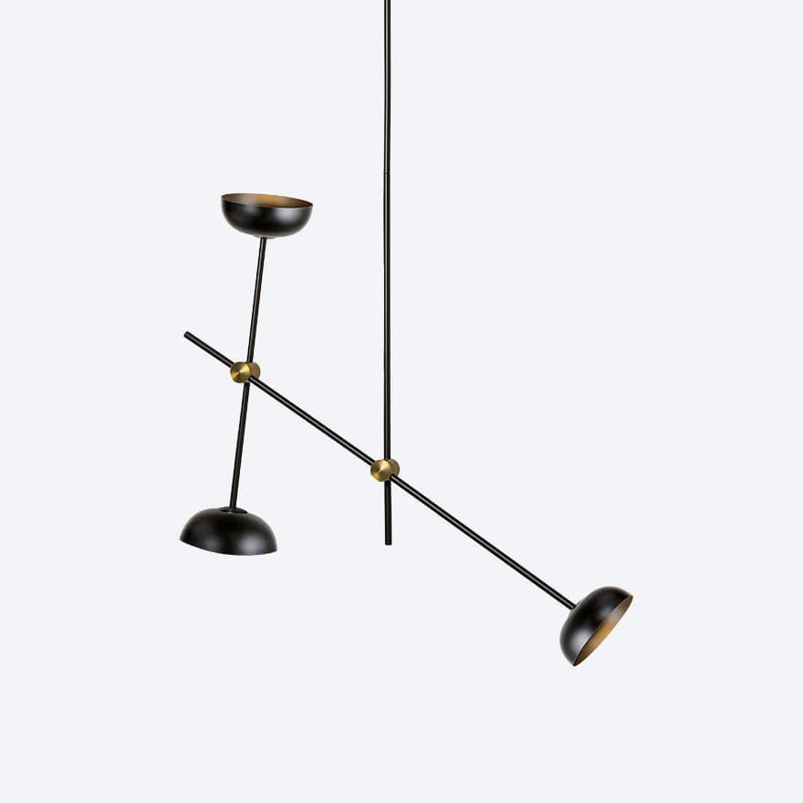 APENERA 3-Light Pendant Lighting Fixture with Yosh Shade - Modern Ceiling Light for Dining Room, Kitchen Island & Bedroom