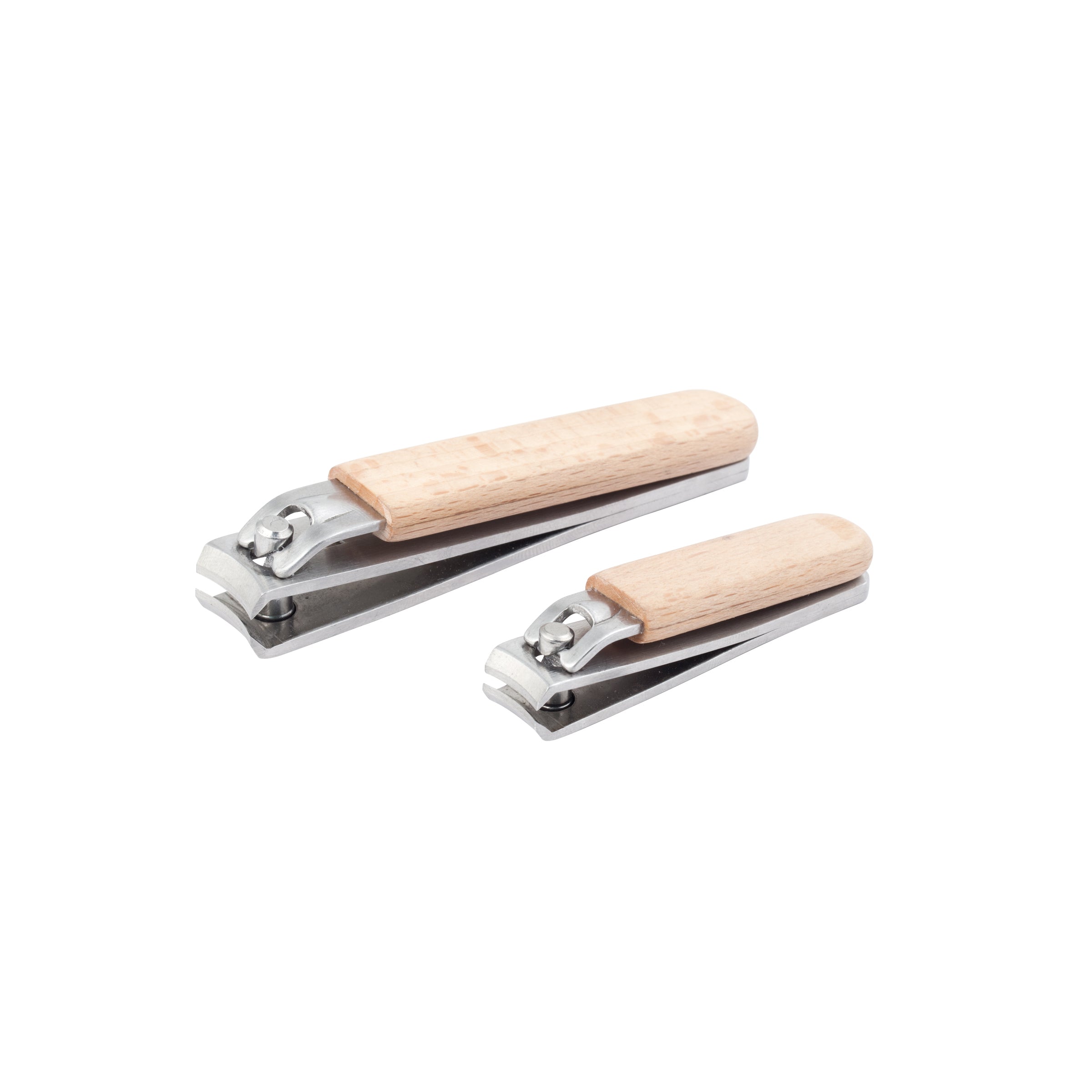 Premium Wooden Nail Clipper Set - Natural Bamboo Manicure Kit with Stainless Steel Blades - Perfect for Home, Travel & Grooming Essentials
