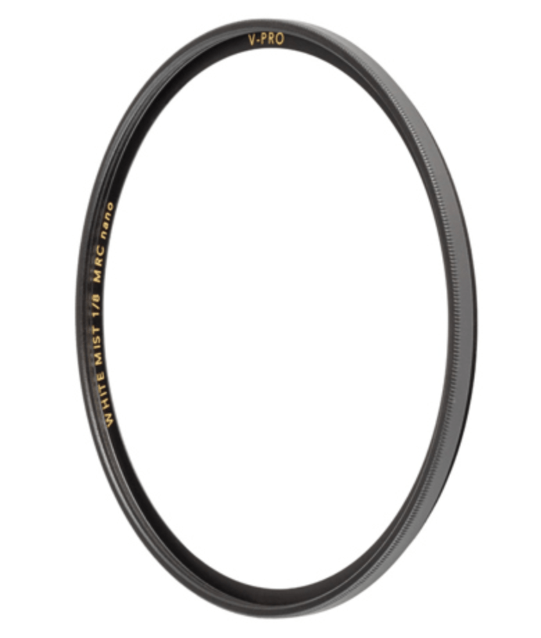 B+W 49mm White Mist MRC Nano Diffusion Filter 1/8 Grade - Soft Focus Effect for Photography & Cinematic Video Shooting