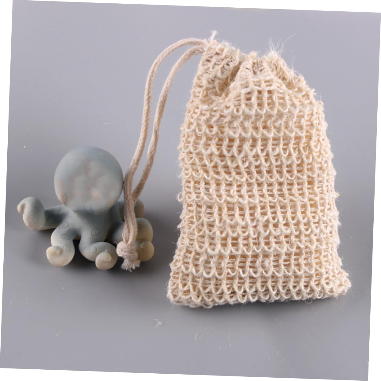 6-Pack Soap Bags for Bathroom - Hanging Soap Holder with Foaming Net, Perfect for Handmade & Facial Soap (Ideal for Travel, Shower & Spa Use)