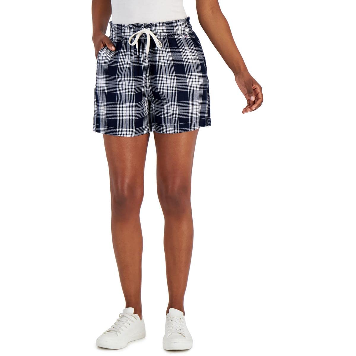 Tommy Hilfiger Women's Casual Shorts - Comfortable Summer Shorts for Women | Lounge, Beach, Travel & Everyday Wear
