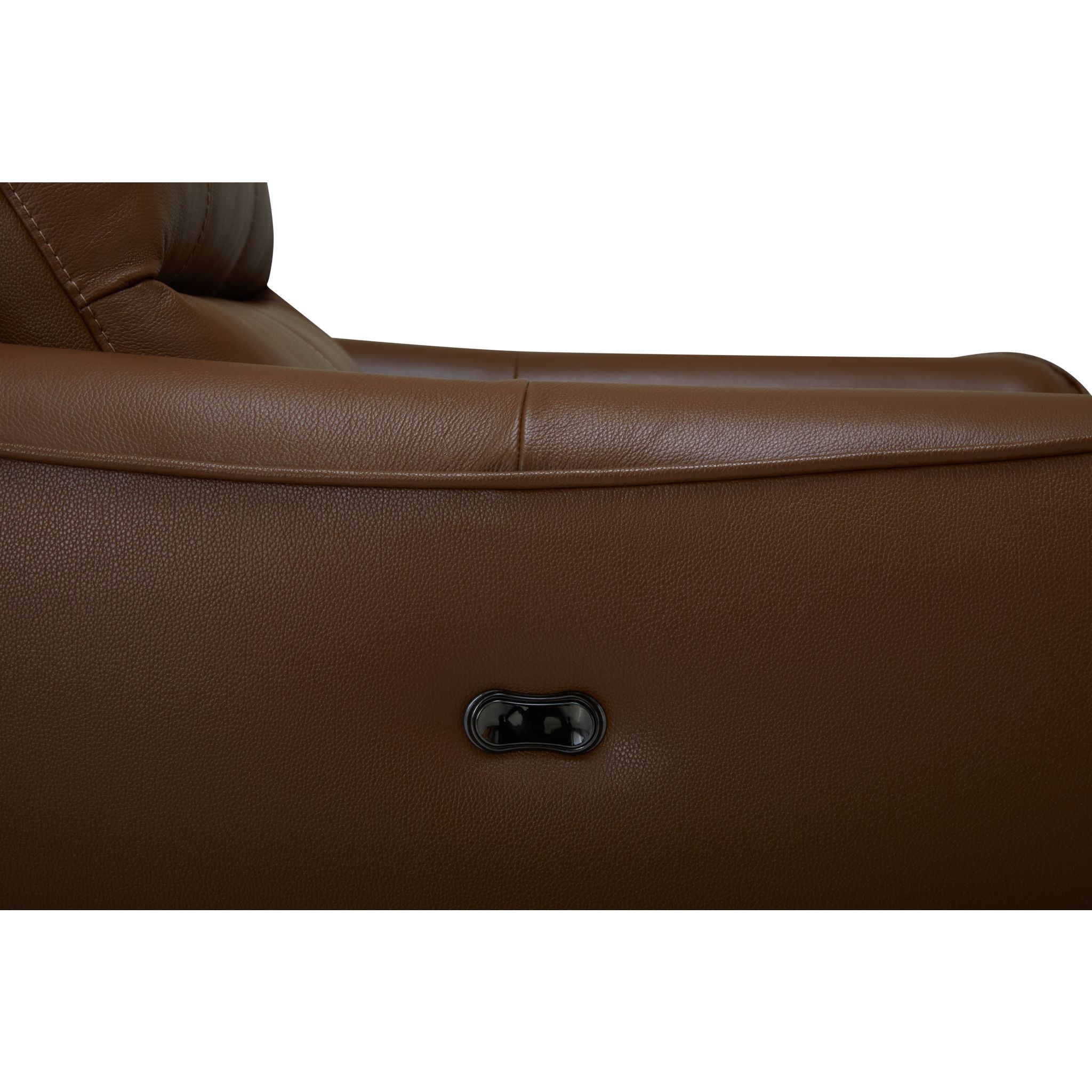 Arlo Power Wall Hugger Recliner Chair - Valencia Biscotti Fabric - Modern Space-Saving Reclining Chair for Living Room, Home Theater & Small Spaces