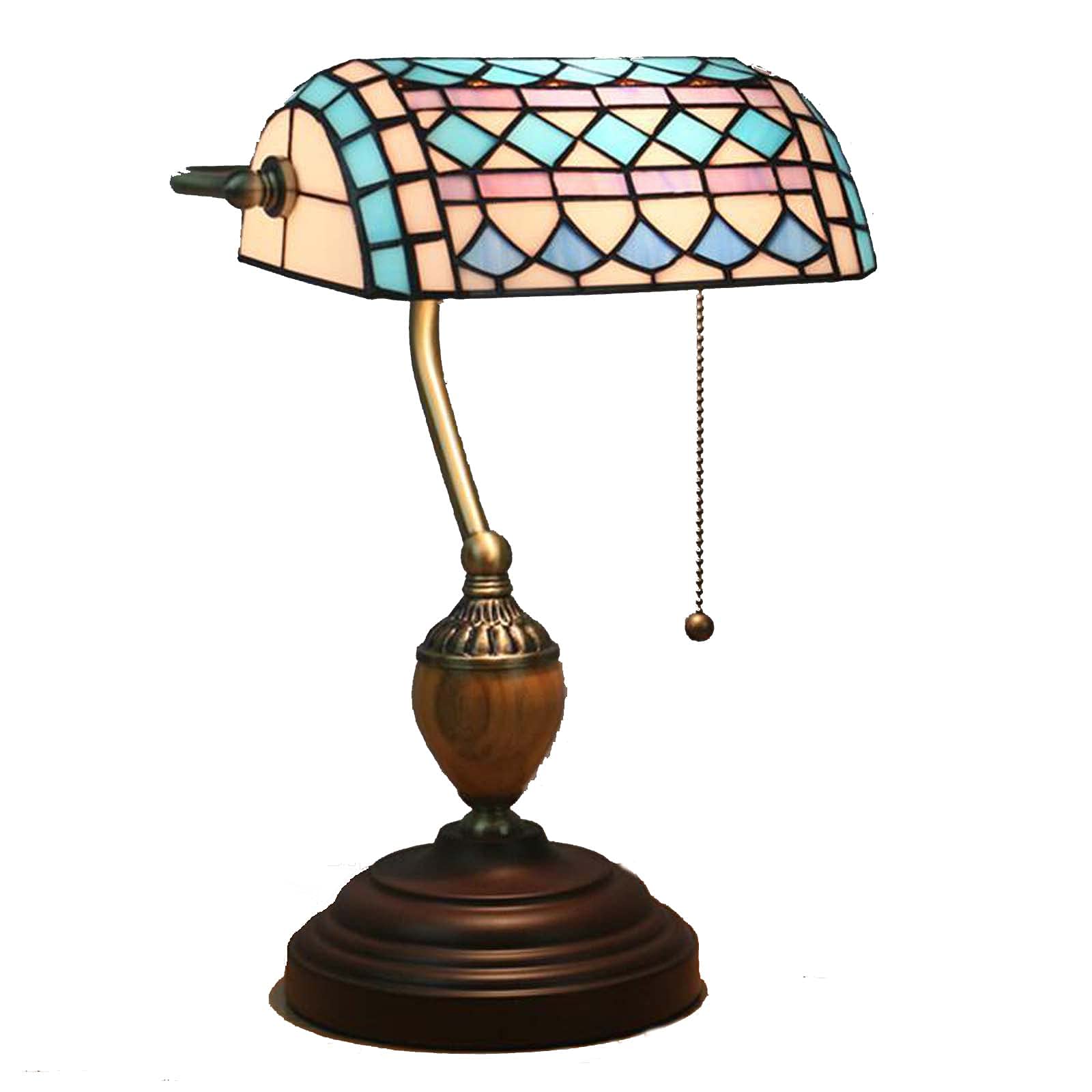 Vintage Bankers Desk Lamp - 10.6