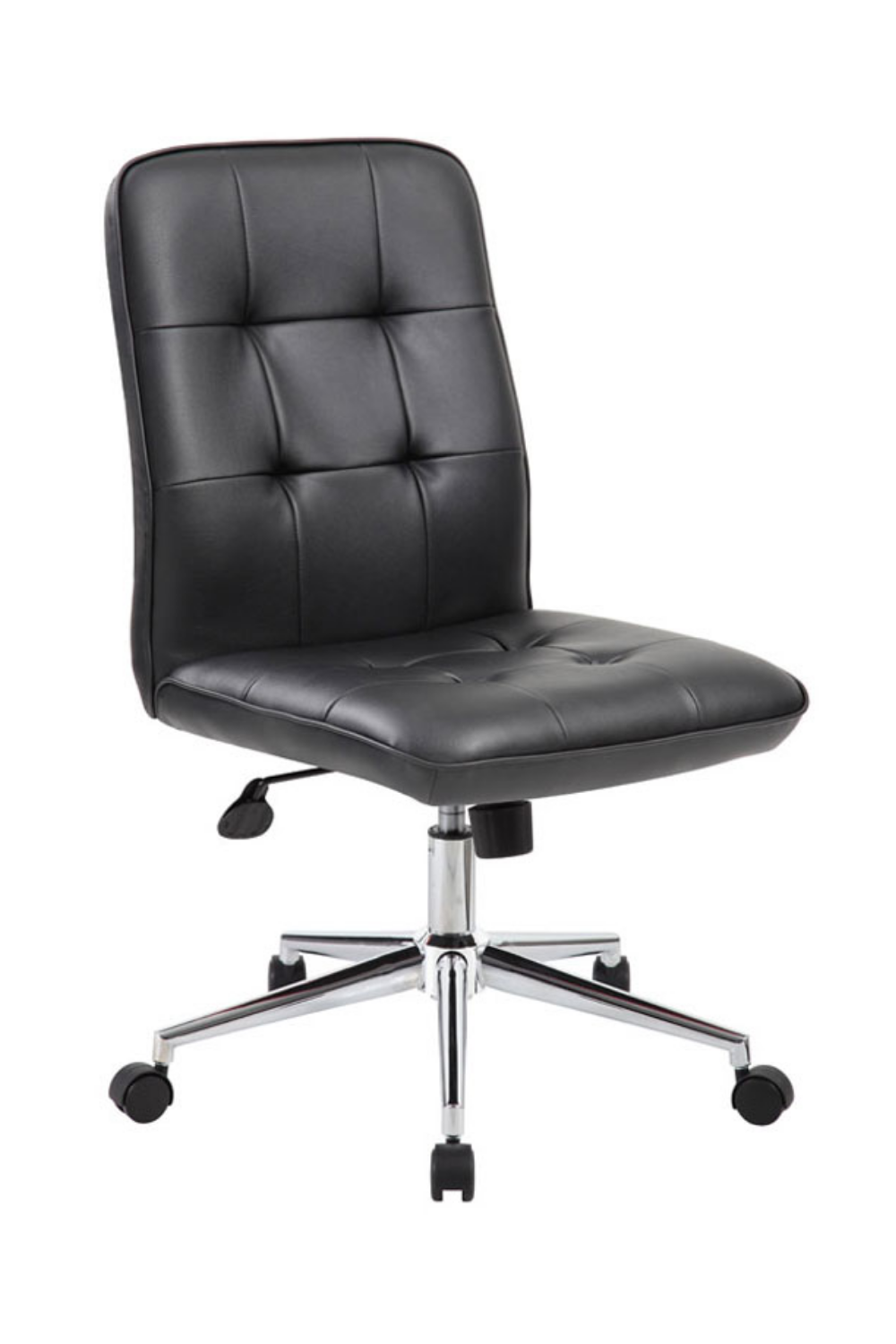 Boss Millennial Modern Home Office Chair - Vinyl Upholstered Ergonomic Desk Chair Models B330, B331, B330PM - Perfect for Remote Work & Gaming Setup