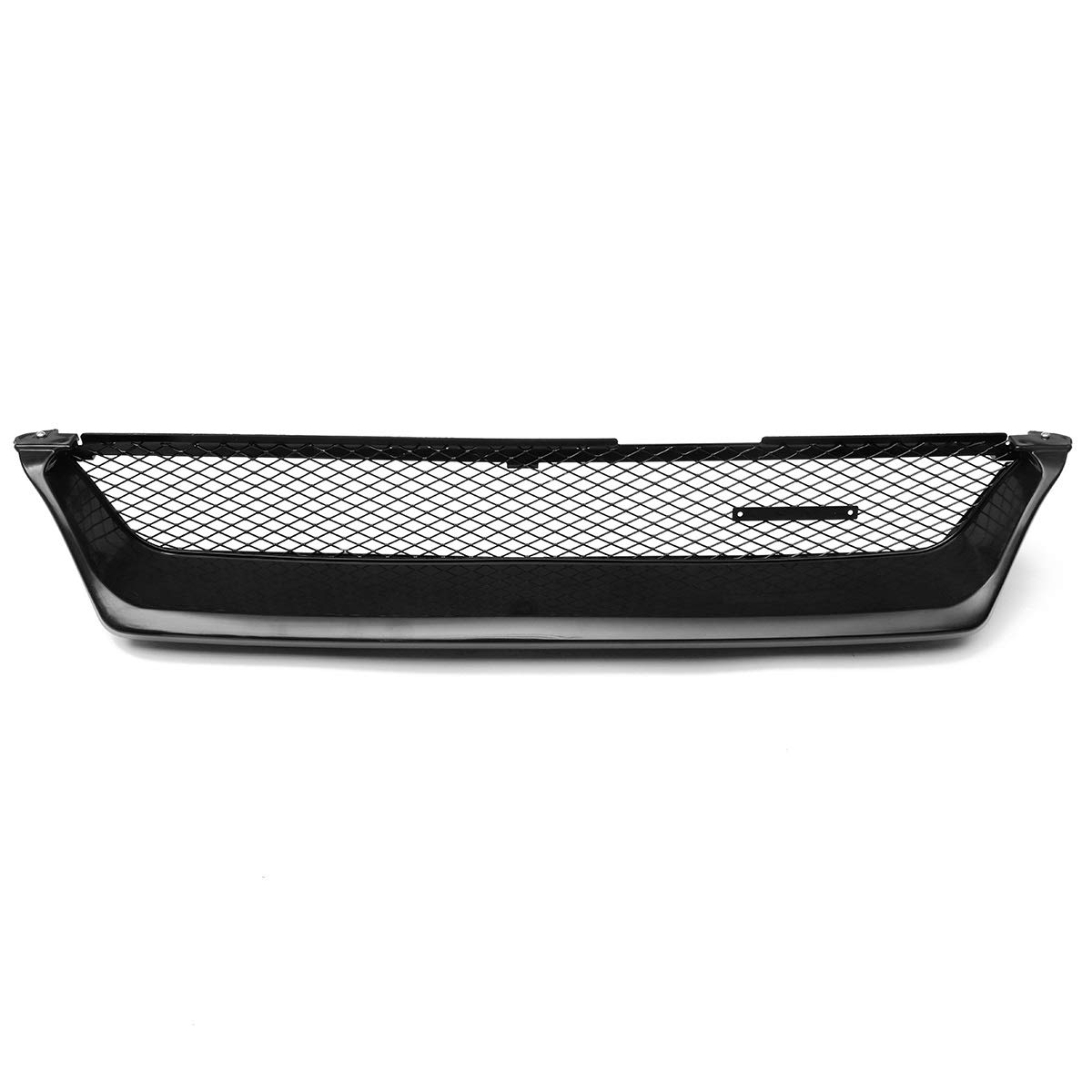 Glossy Black Racing Grille Front Bumper Cover for Toyota Corolla AE101 (1993-1997) - Wagon Style Mesh Design - Enhances Airflow & Aggressive Look - Perfect for Car Enthusiasts & Street Racing Upgrades