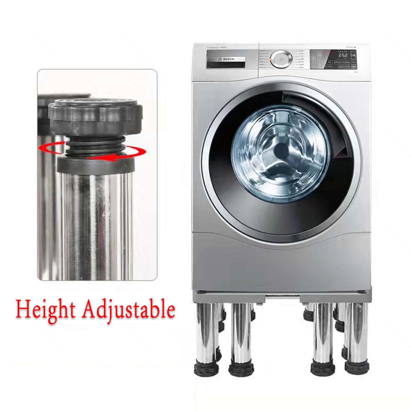 Adjustable Universal Washing Machine Pedestal Stand - 28