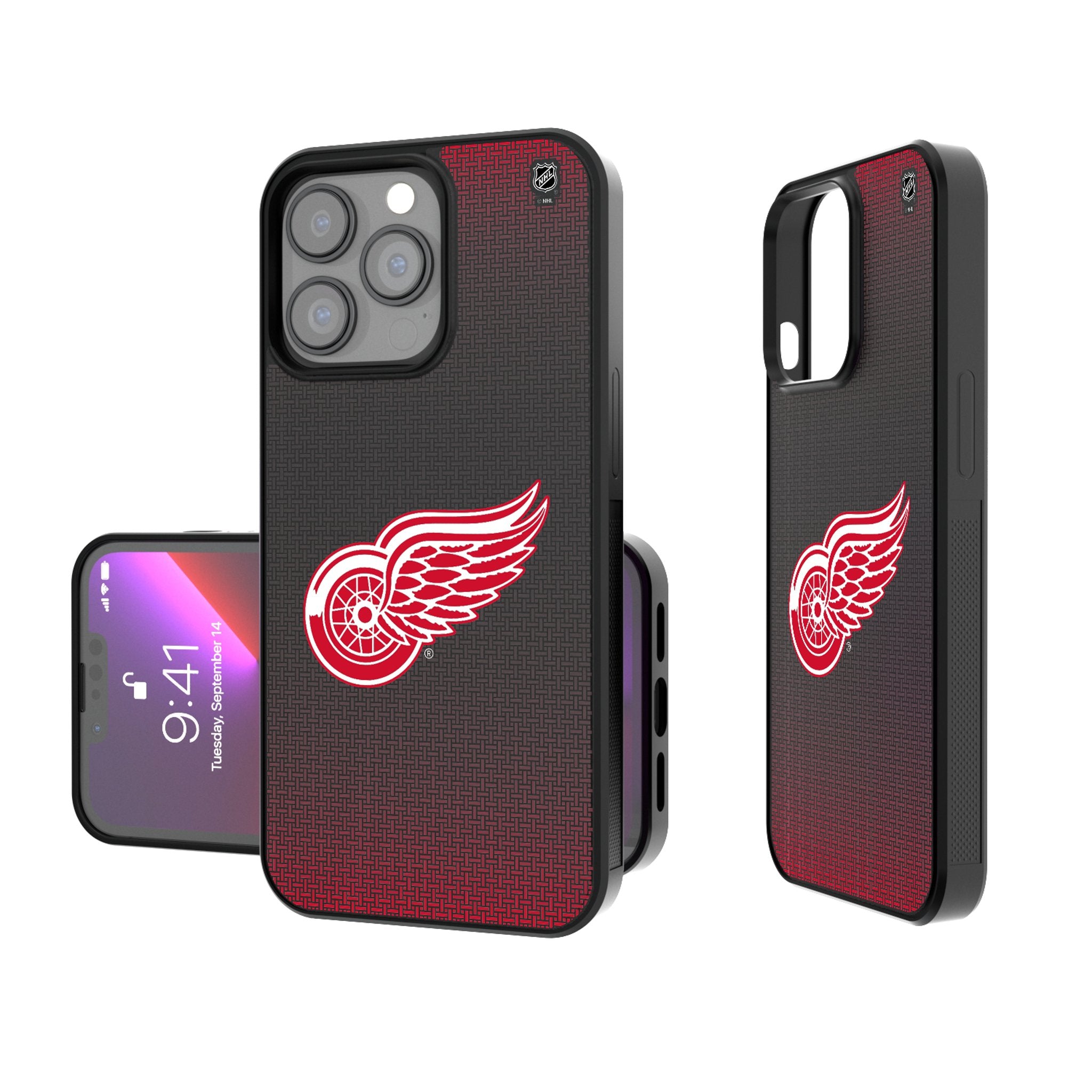 Detroit Red Wings Linen Bumper Phone Case for iPhone & Samsung - Protective & Stylish Cover for Hockey Fans - Perfect for Games, Travel & Everyday Use