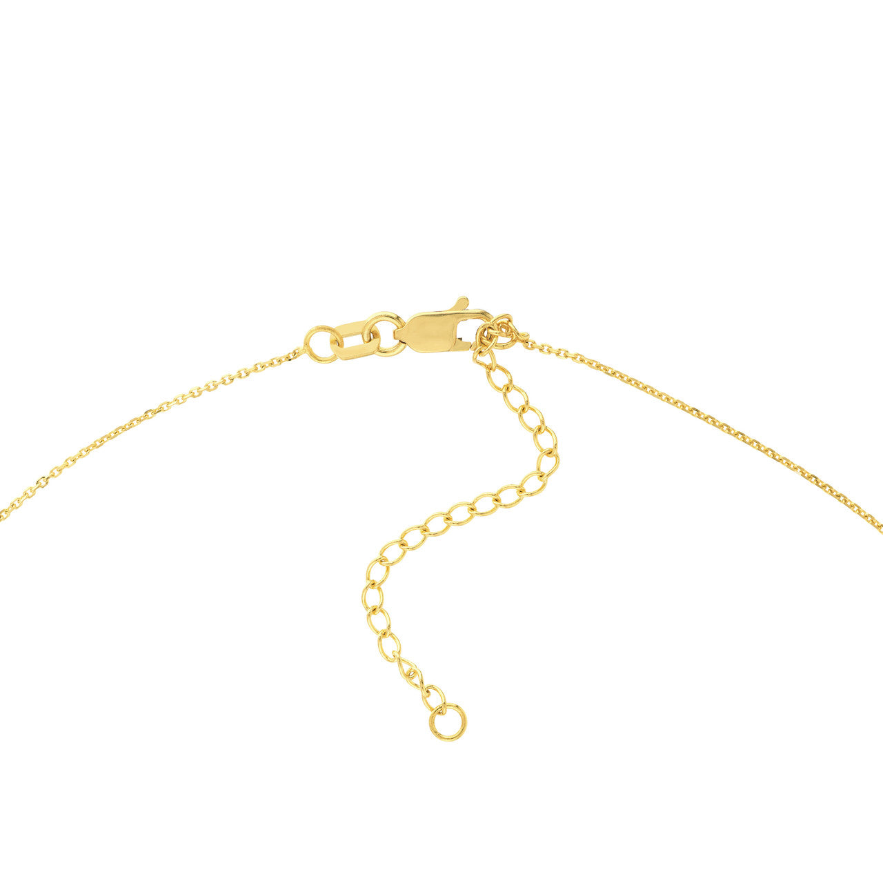 14K Yellow Gold Mini Cross Station Necklace - Dainty Religious Jewelry for Women, Perfect for Everyday Wear, Gifts & Special Occasions